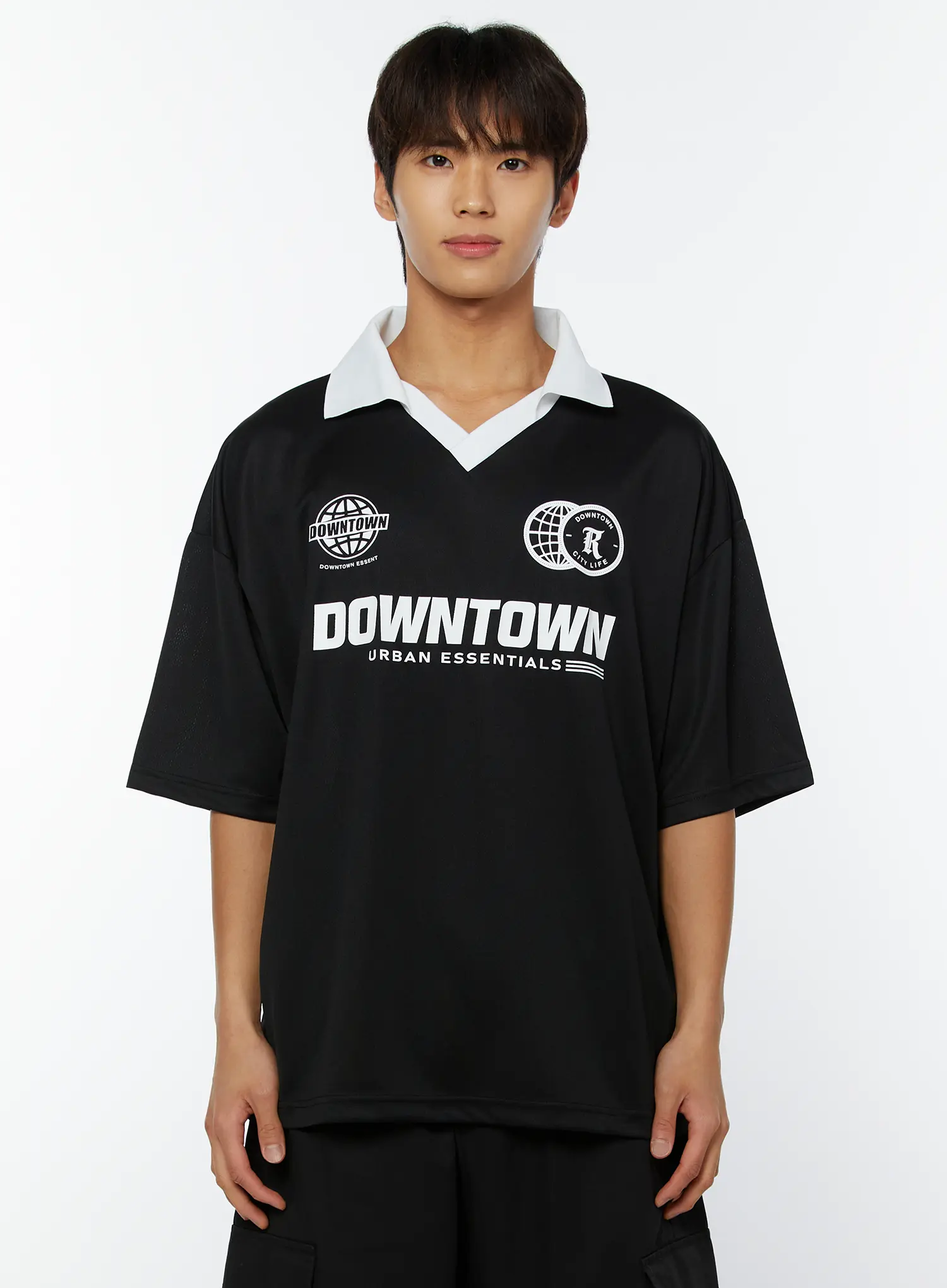 Men's Graphic Collared Tee IY514 - Image 10