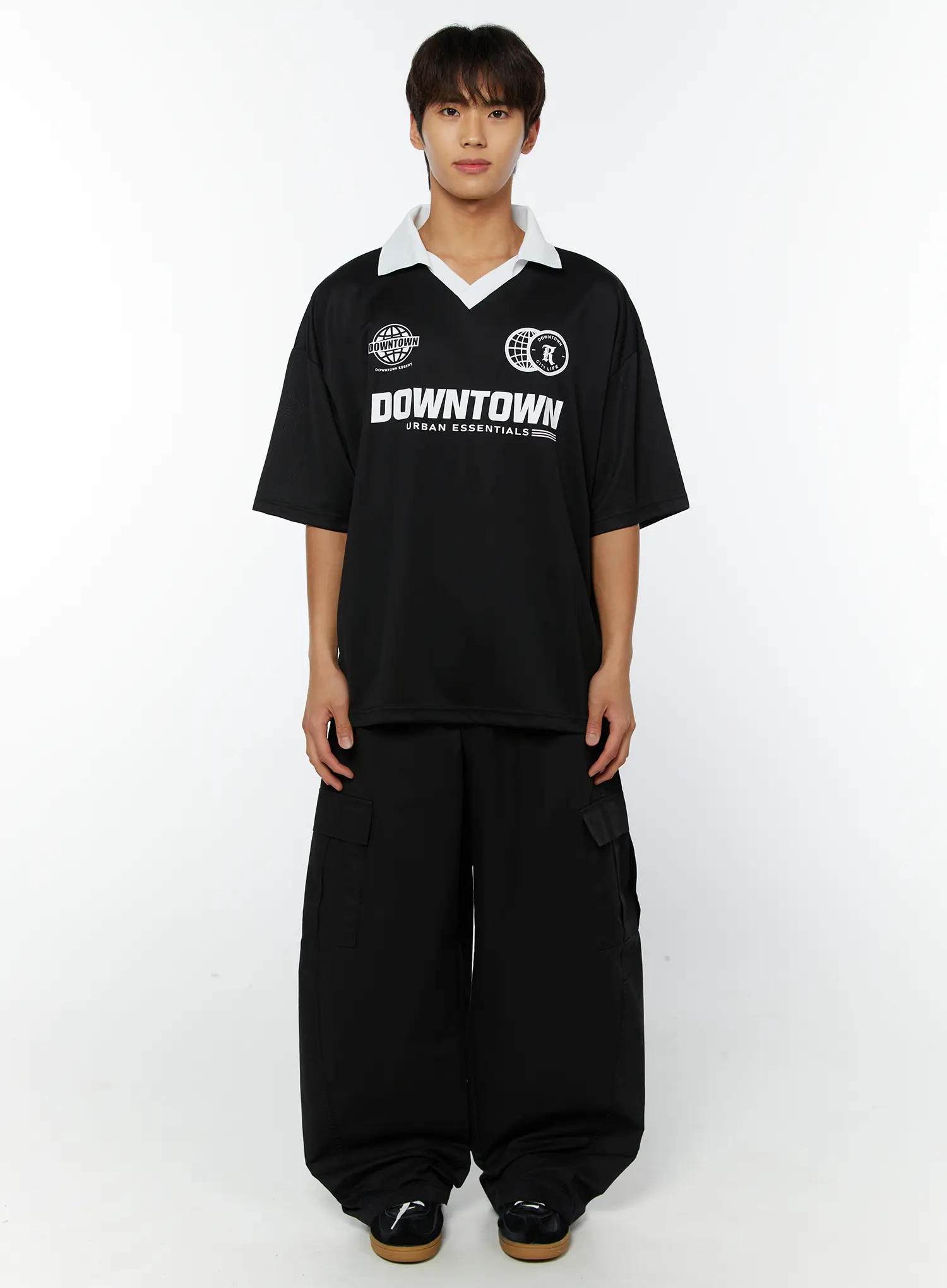 Men's Graphic Collared Tee IY514 - Image 3