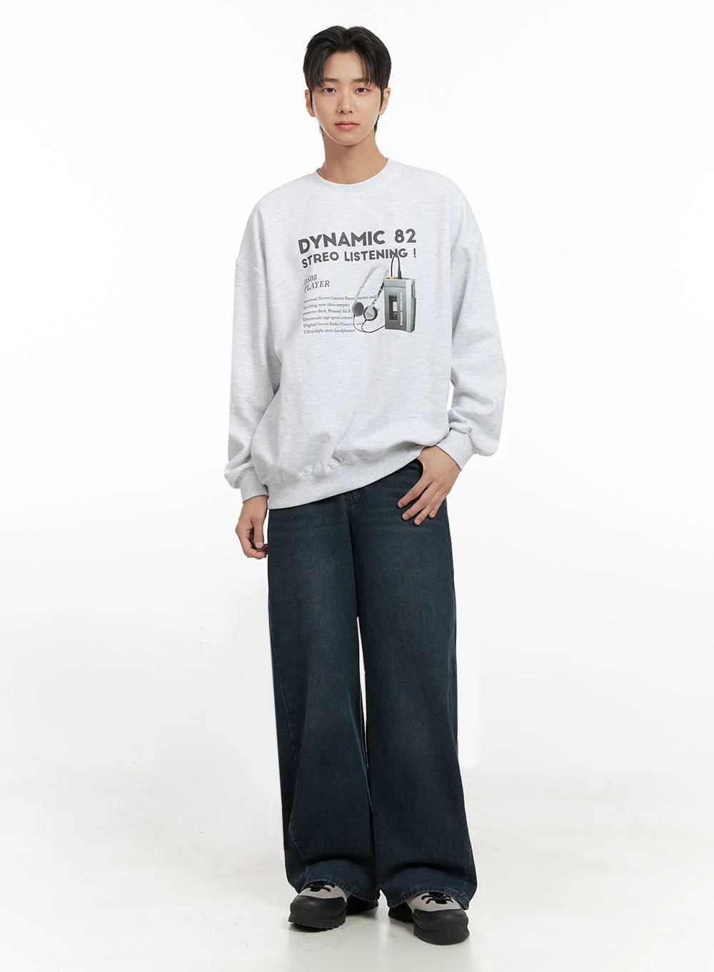 Men's Graphic Cotton Sweatshirt ID406 - Image 2