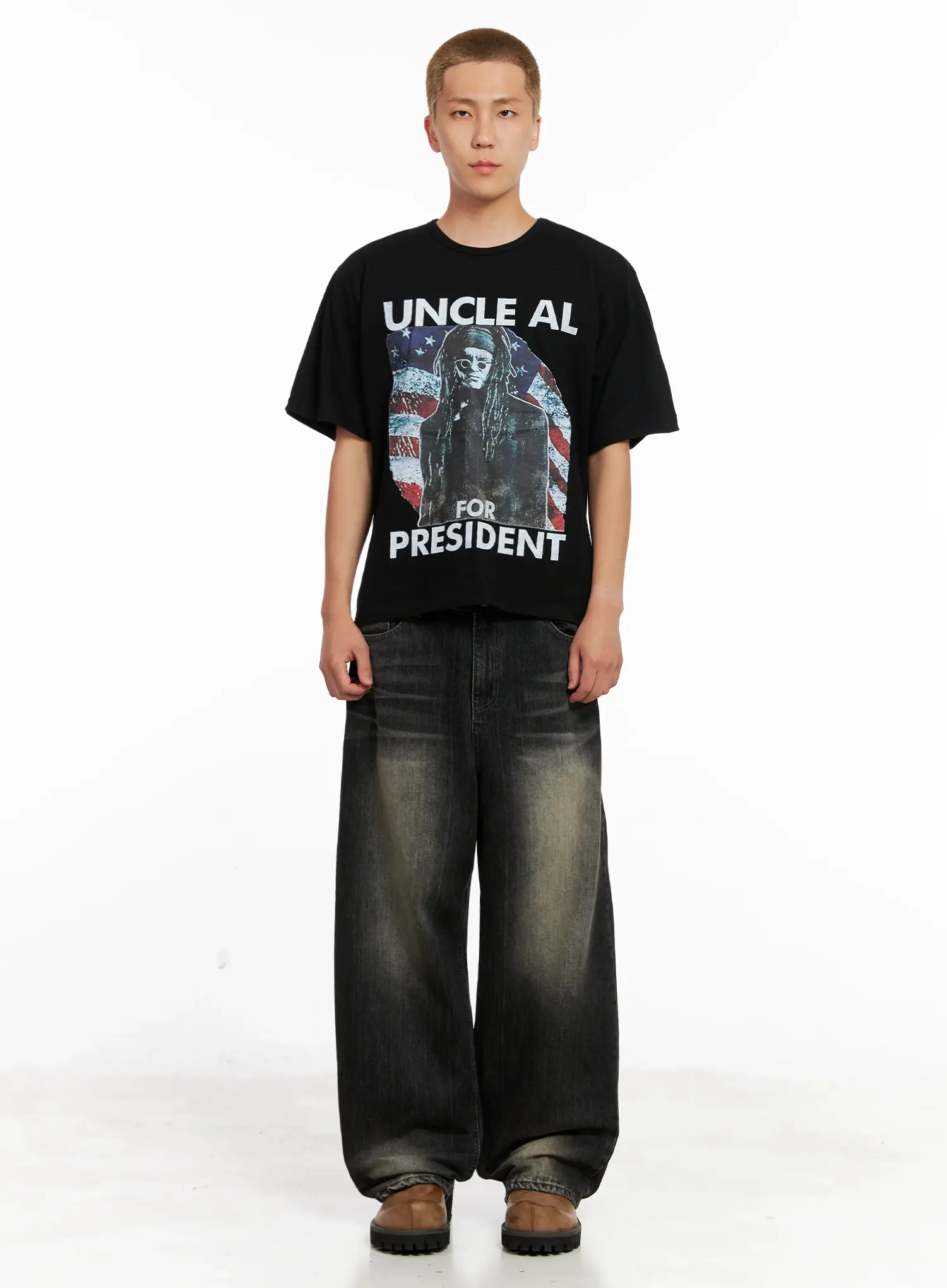 Men's Graphic Cotton Tee IL521 - Image 3