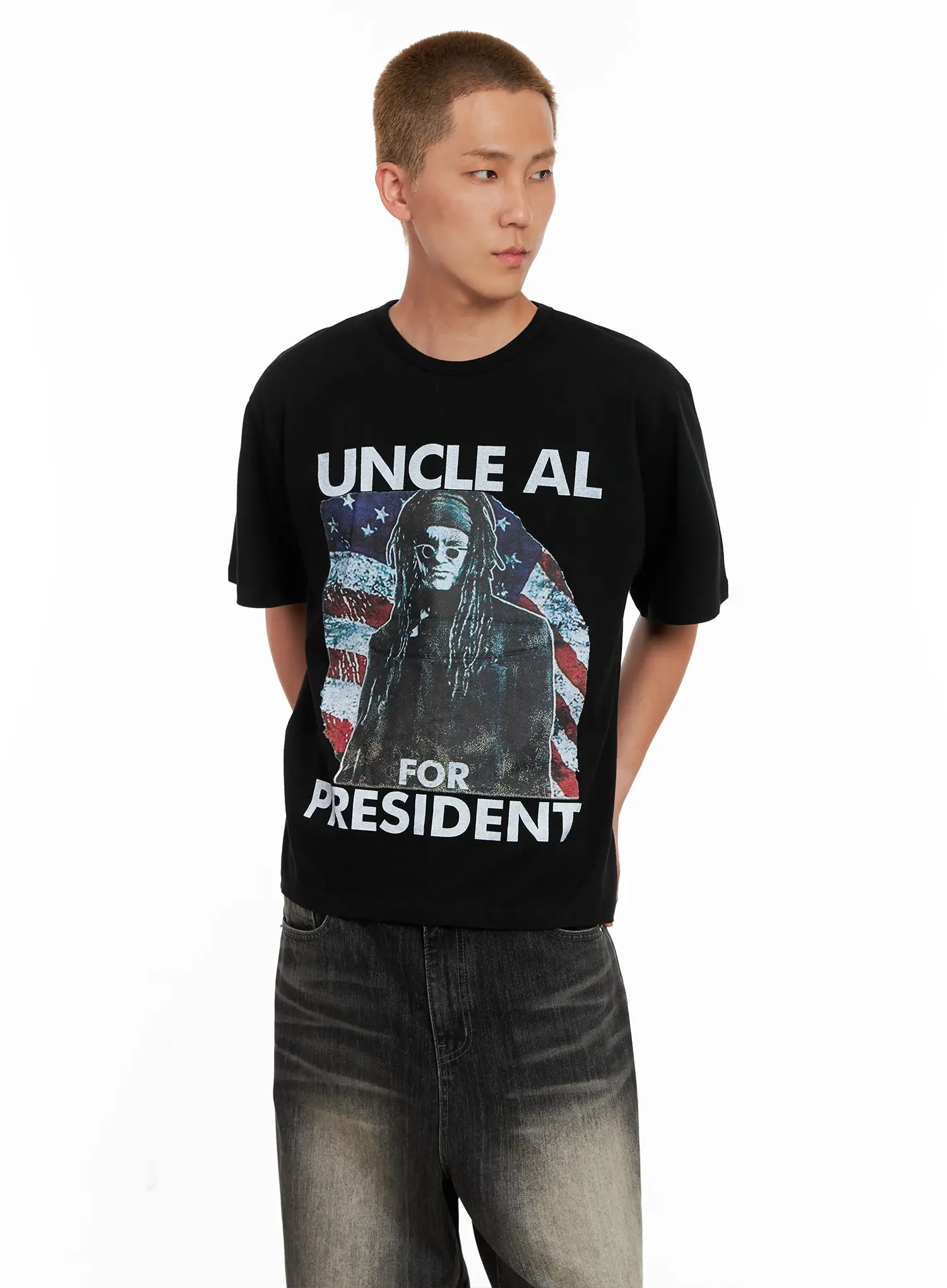 Men's Graphic Cotton Tee IL521 - Image 8