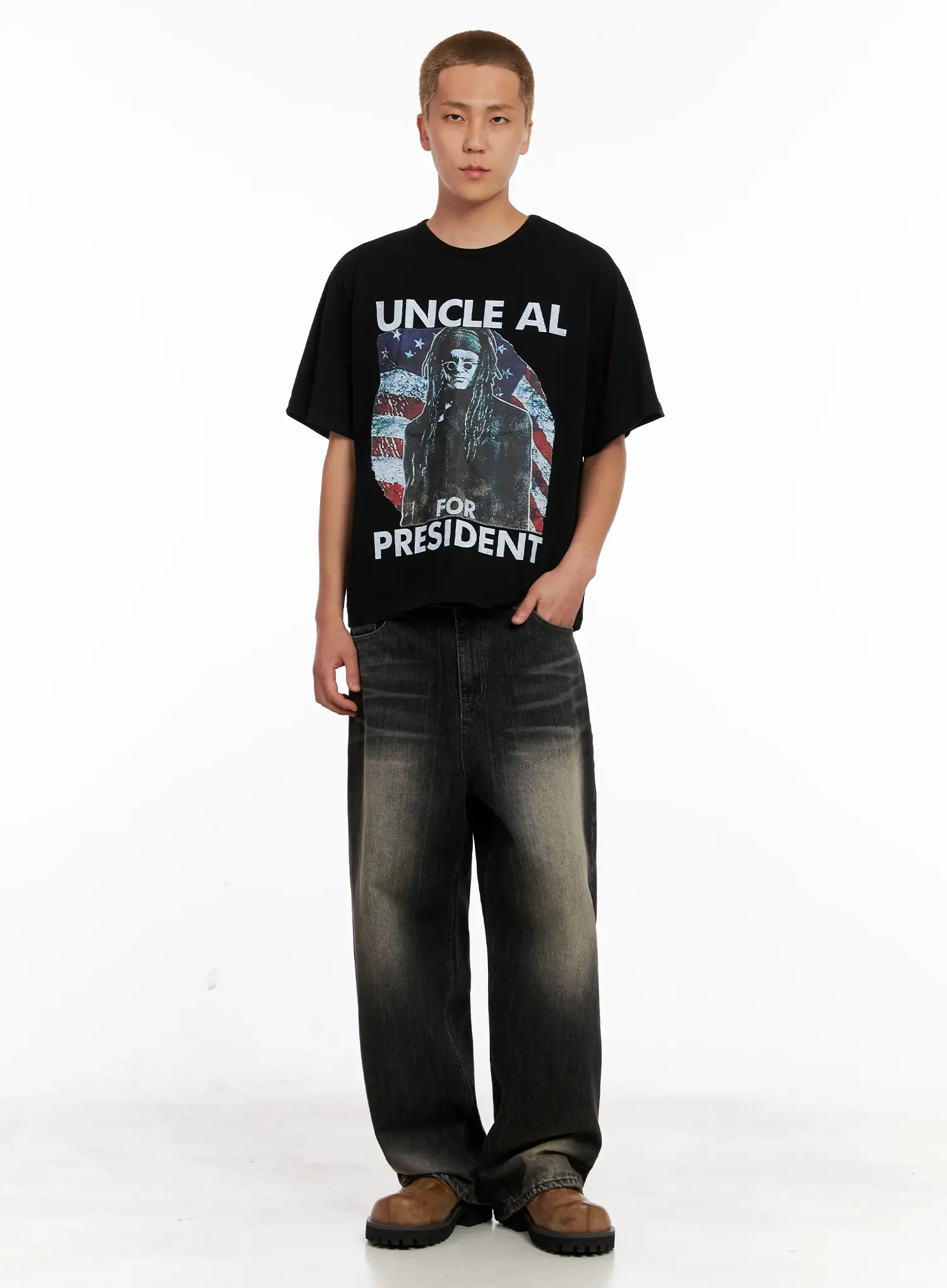 Men's Graphic Cotton Tee IL521 - Image 9