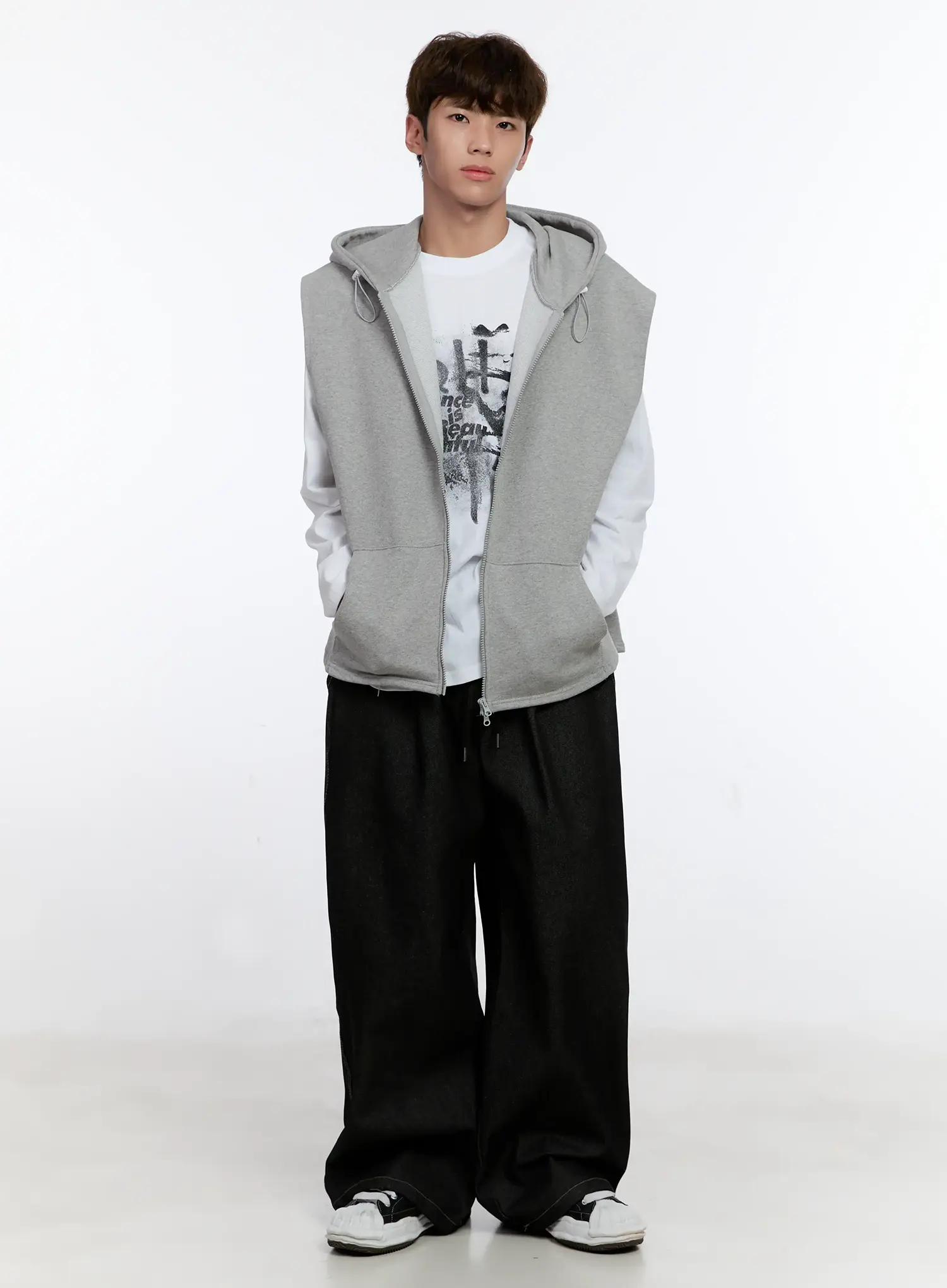 Men's Graphic Jeans (Black) IS529 - Image 14
