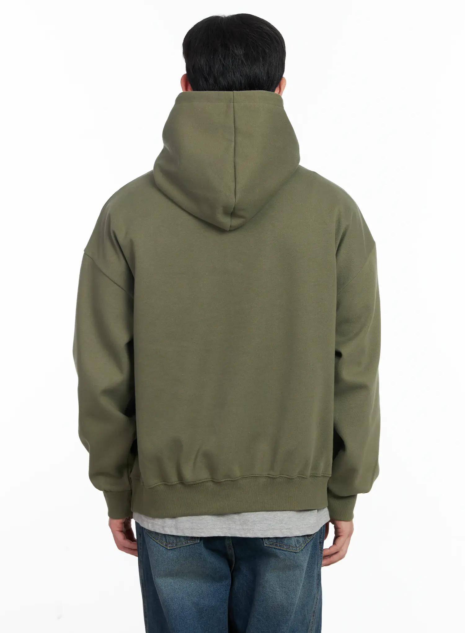 Men's Graphic Lettering Hoodie IJ521 - Image 5