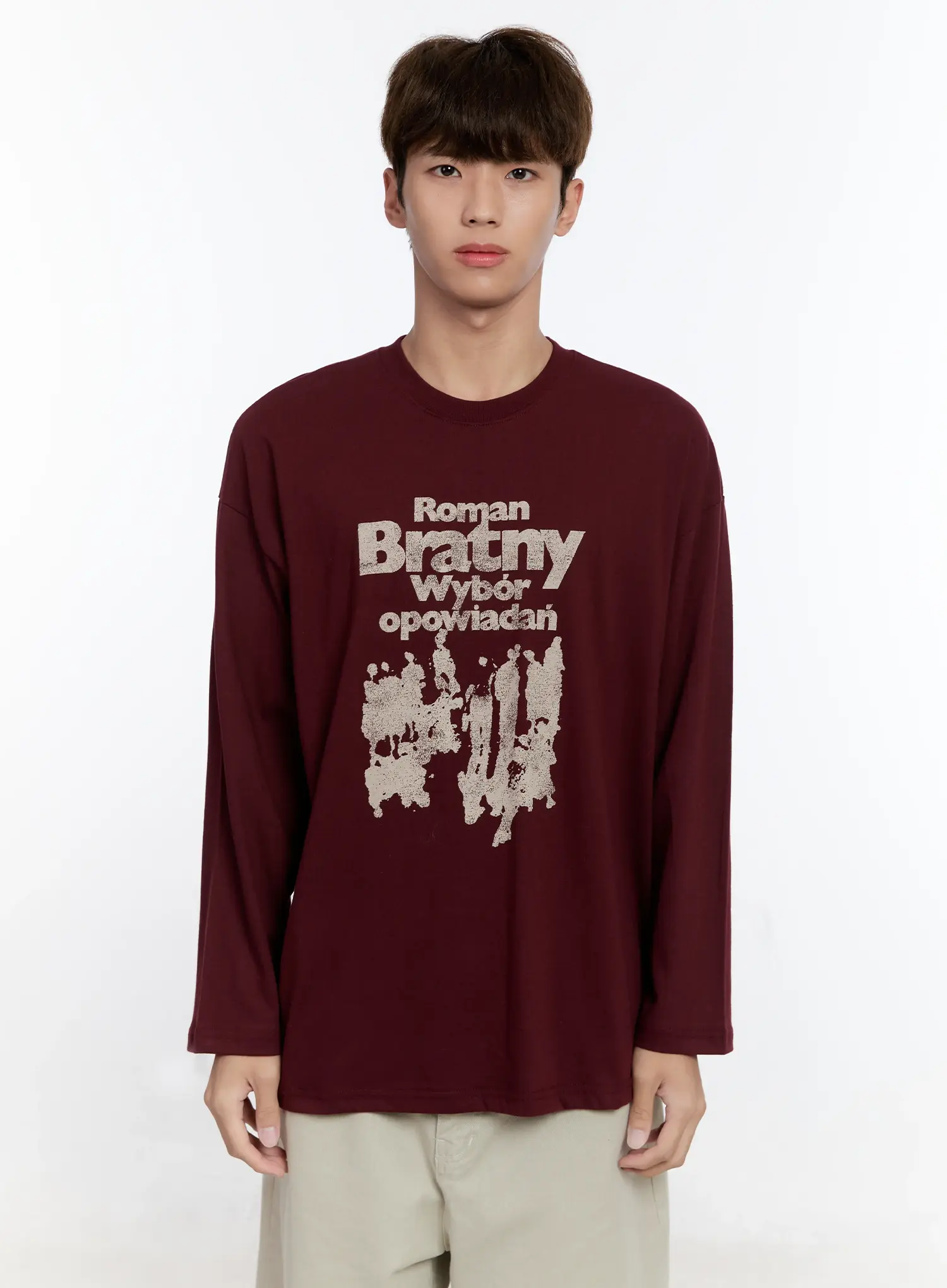 Men's Graphic Long Sleeve Tee IS530 - Image 11