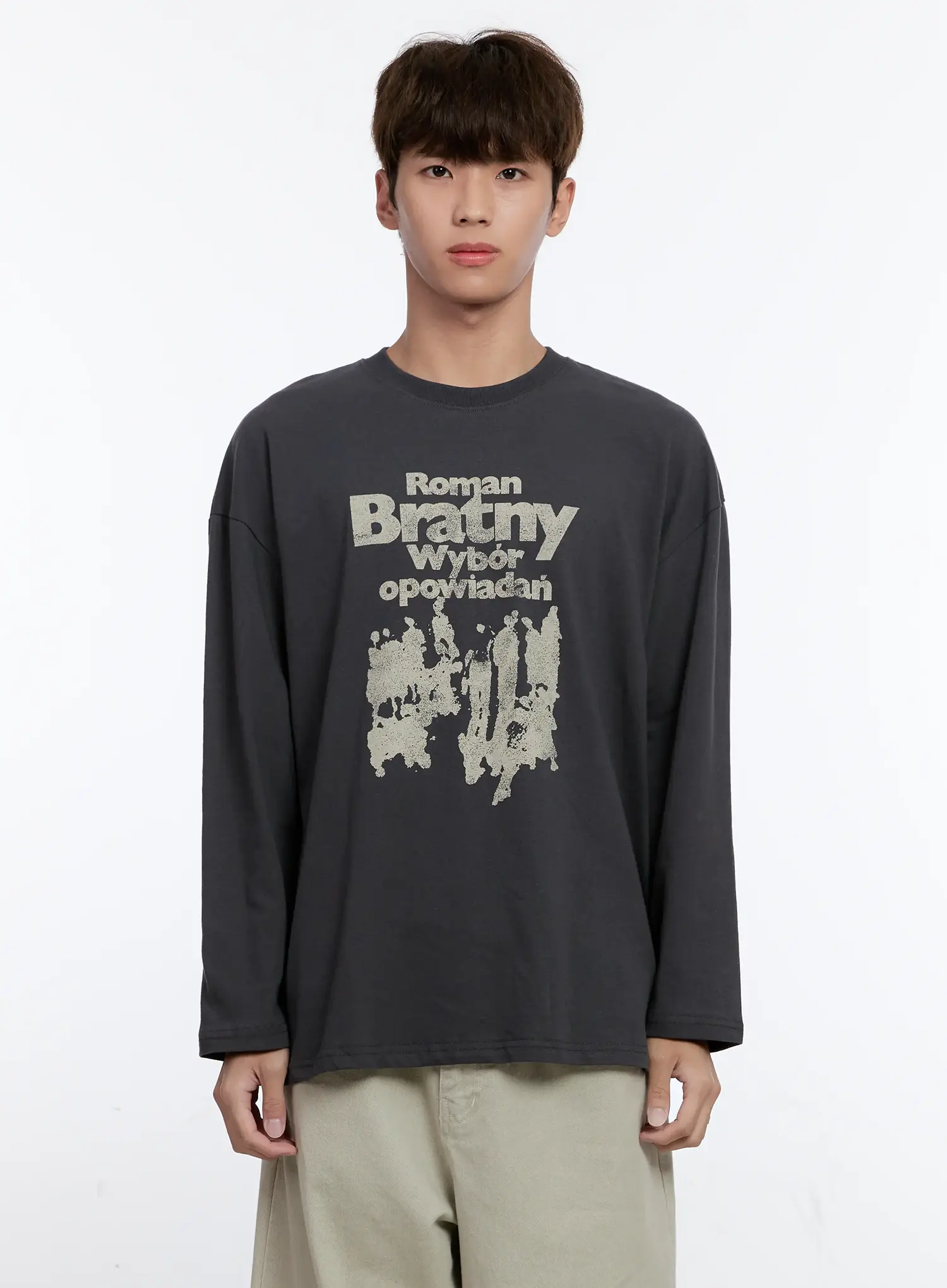 Men's Graphic Long Sleeve Tee IS530 - Image 9