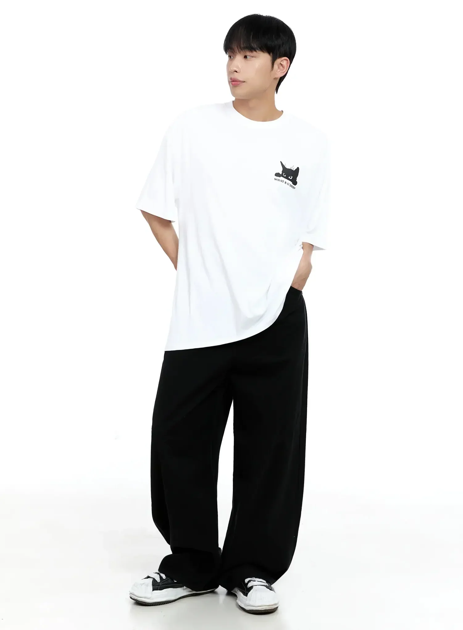 Men's Graphic Oversized T-shirt IG520 - Image 3