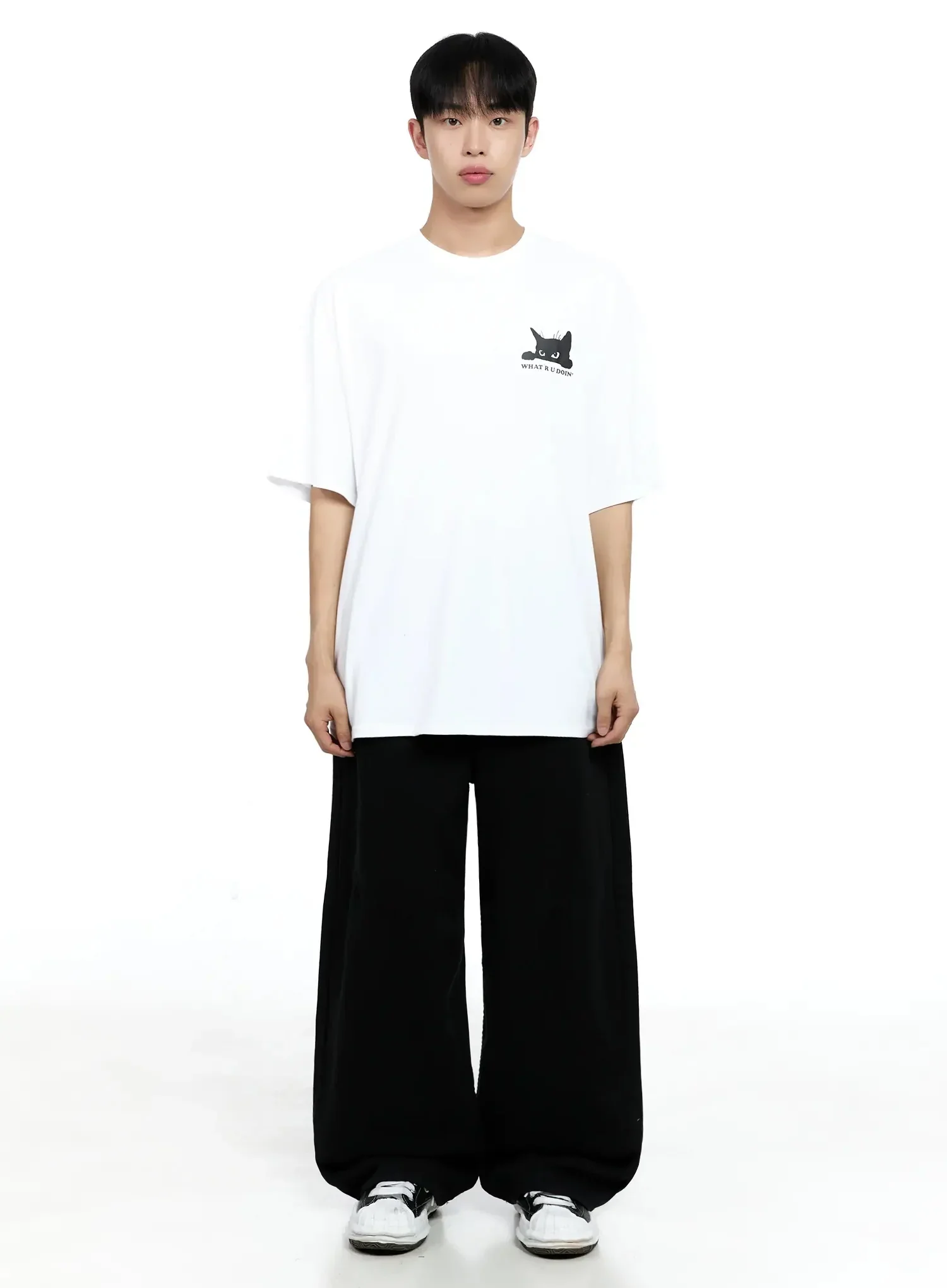 Men's Graphic Oversized T-shirt IG520 - Image 5