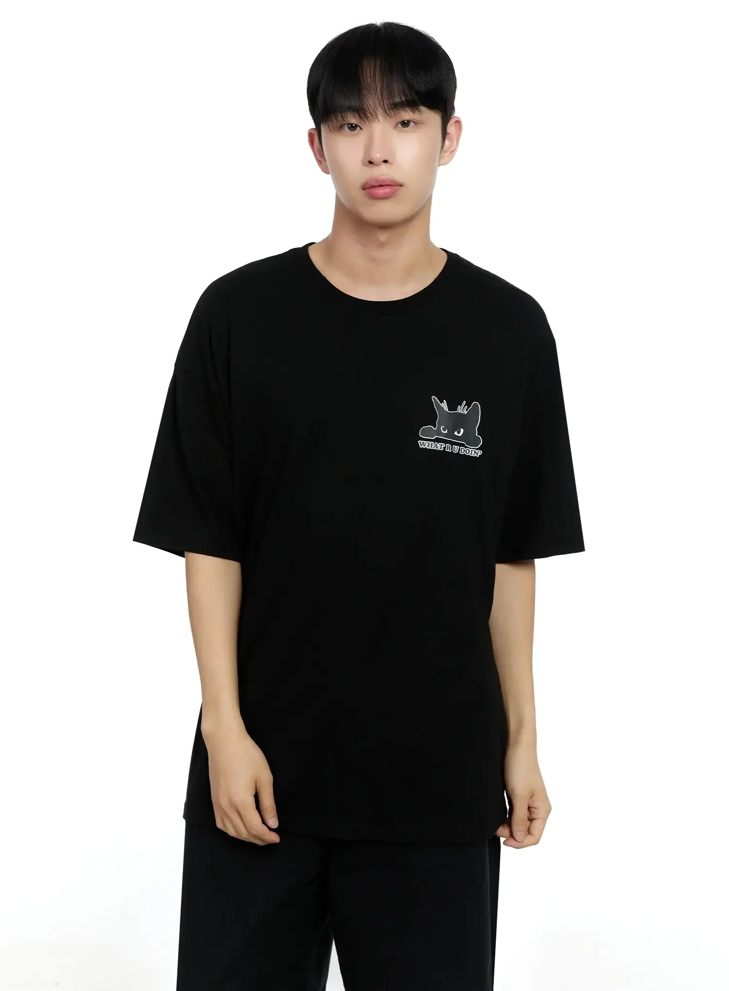 Men's Graphic Oversized T-shirt IG520 - Image 6