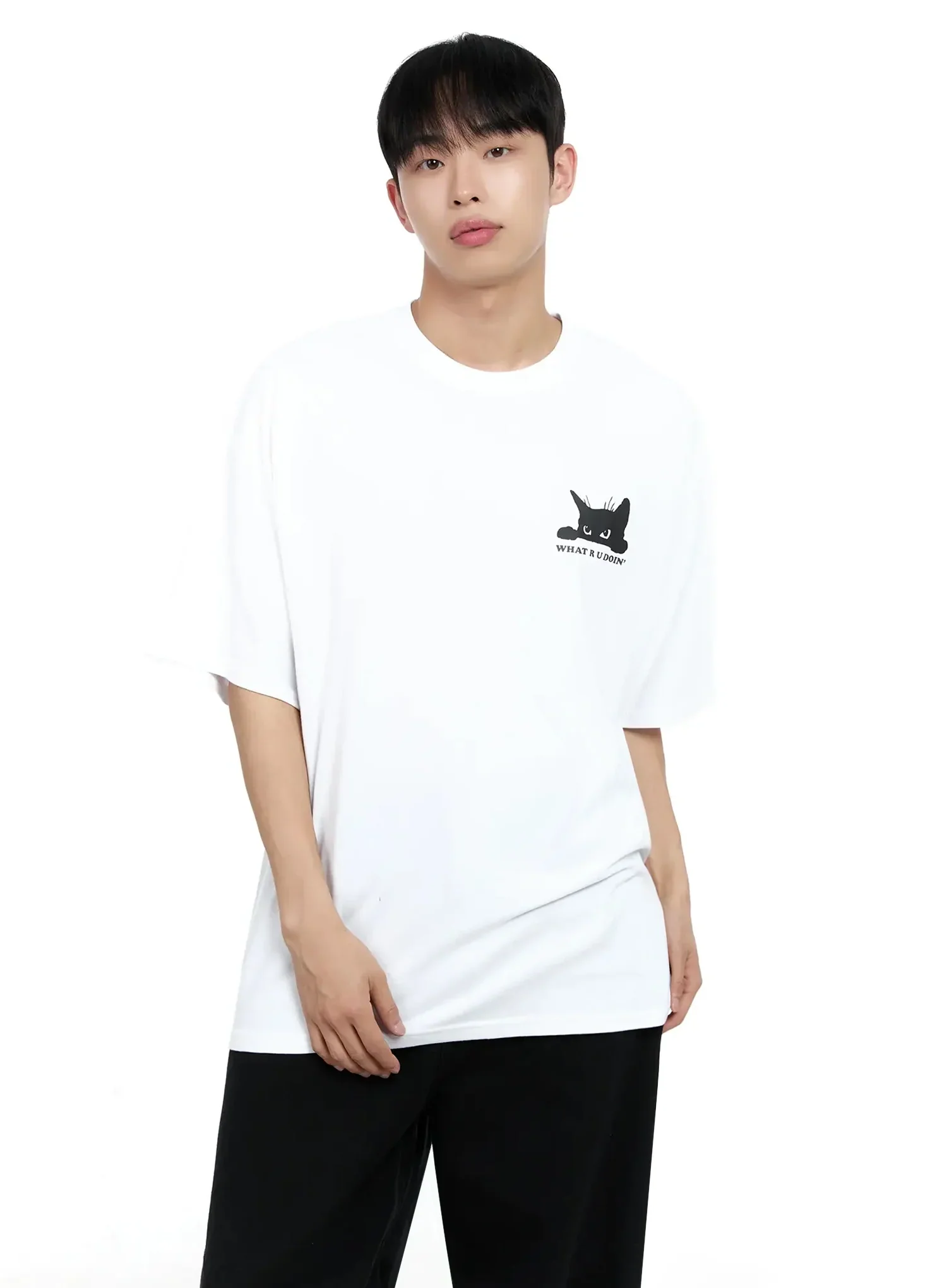 Men's Graphic Oversized T-shirt IG520 - Image 8