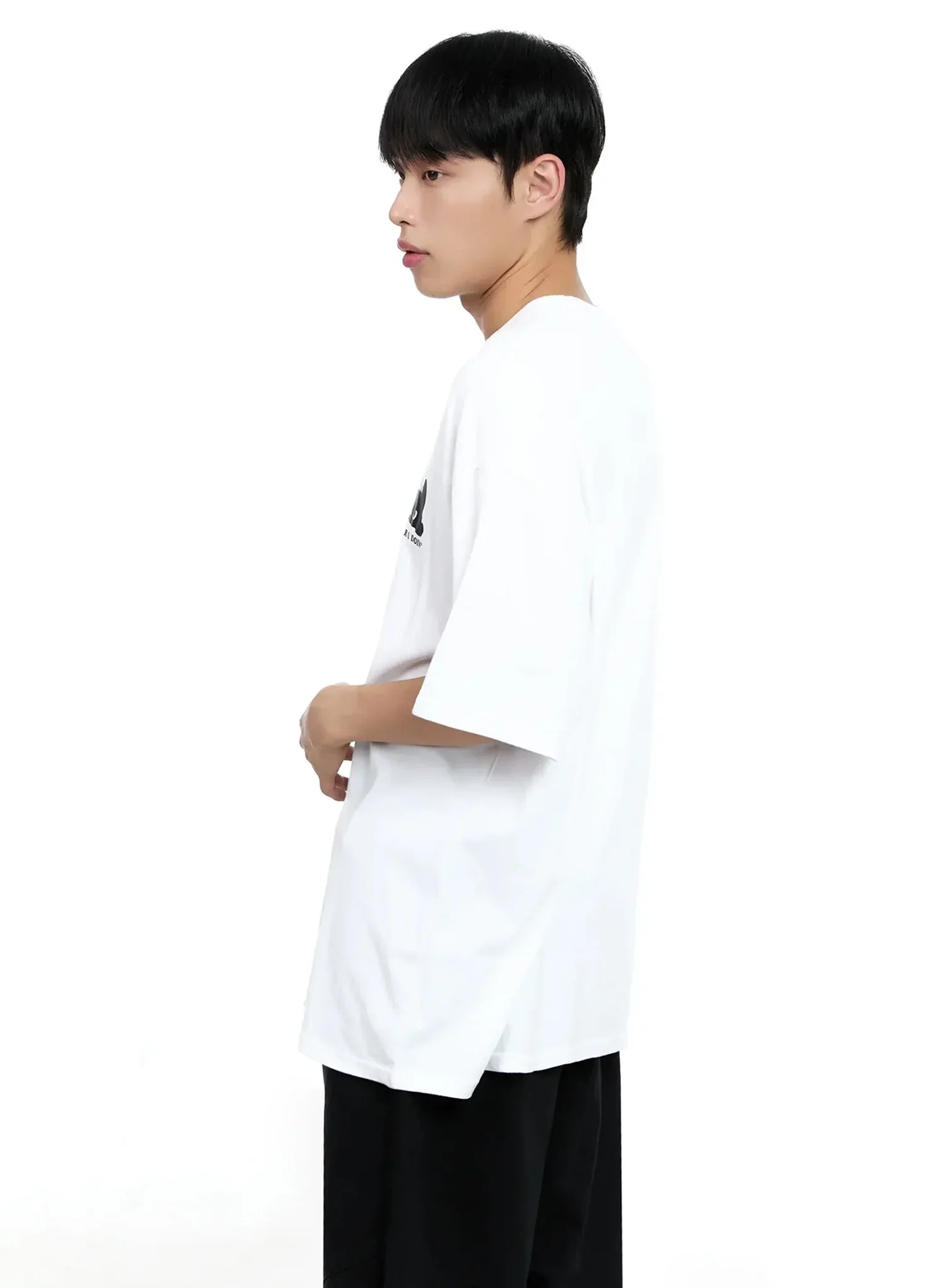 Men's Graphic Oversized T-shirt IG520 - Image 9