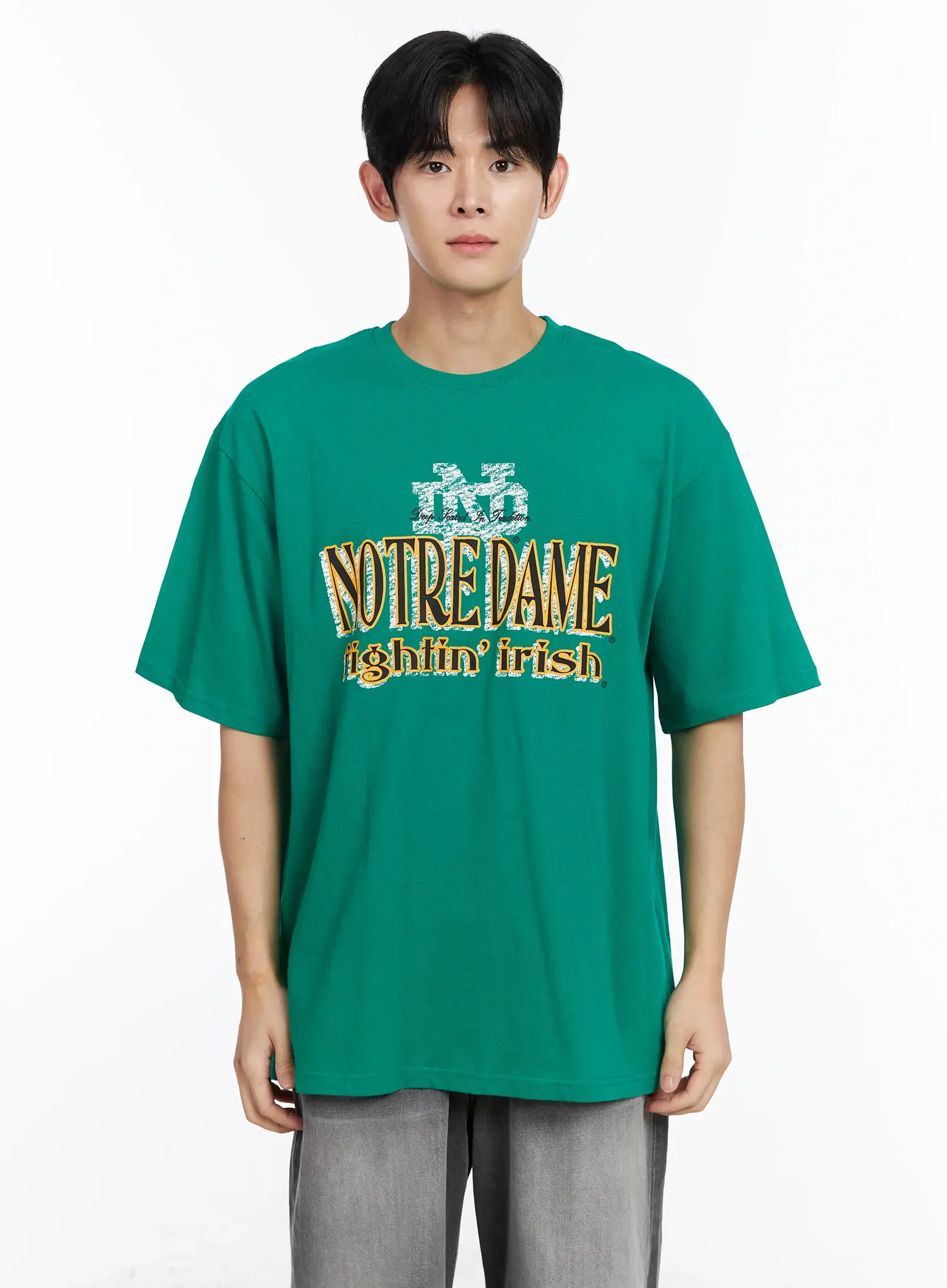 Men's Graphic Oversized T-Shirt IM523 - Image 11