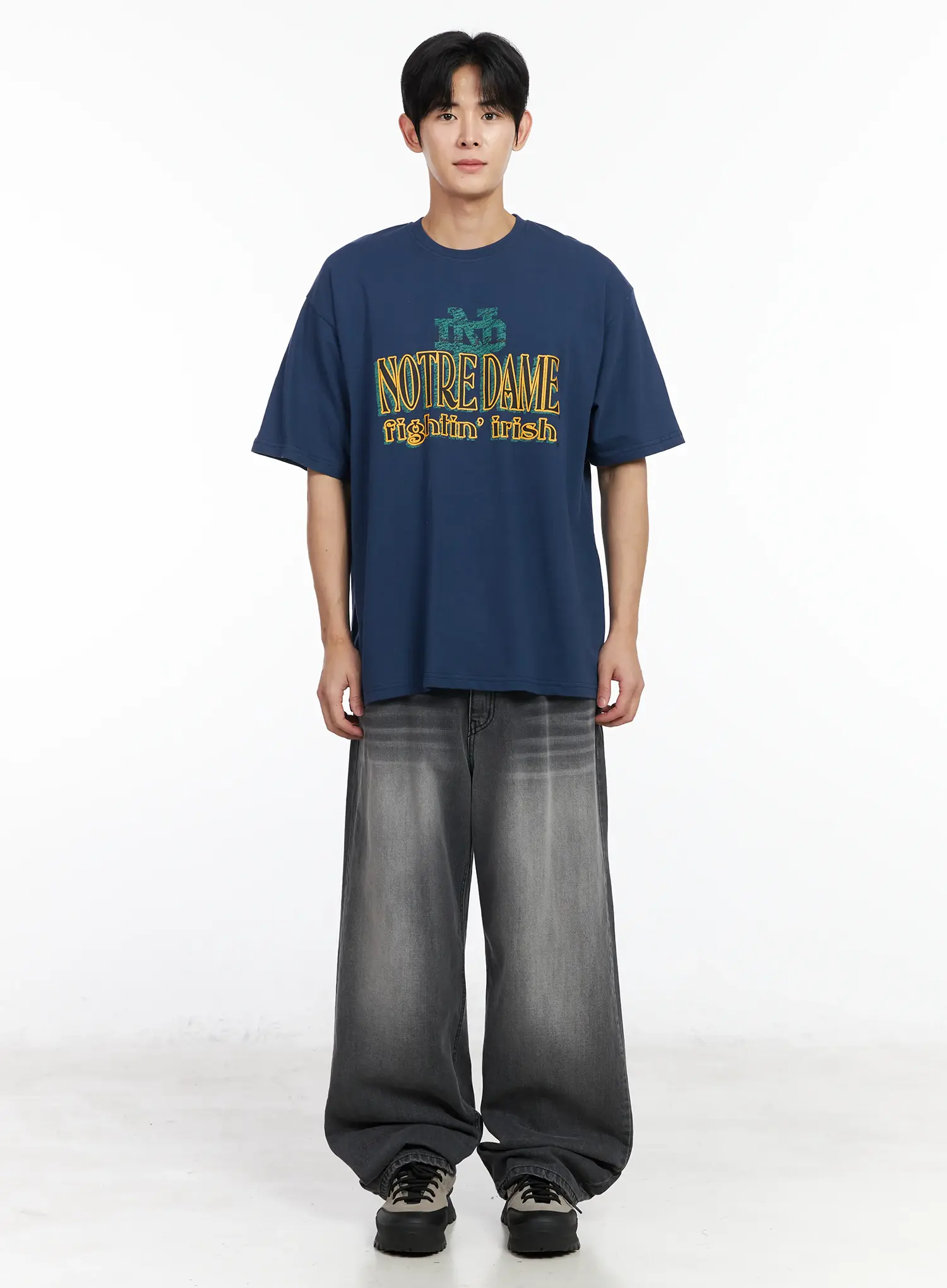 Men's Graphic Oversized T-Shirt IM523 - Image 3