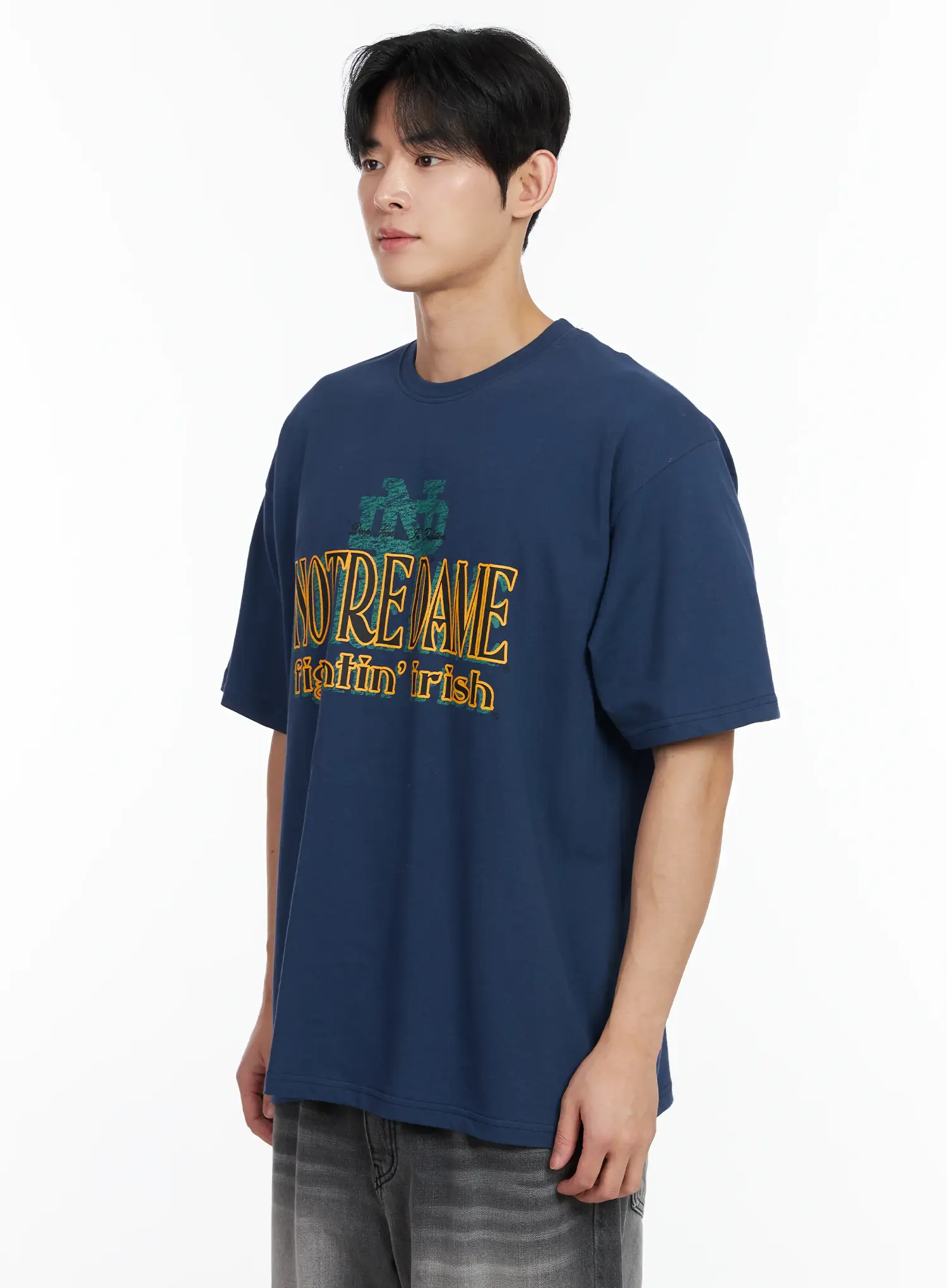 Men's Graphic Oversized T-Shirt IM523 - Image 4
