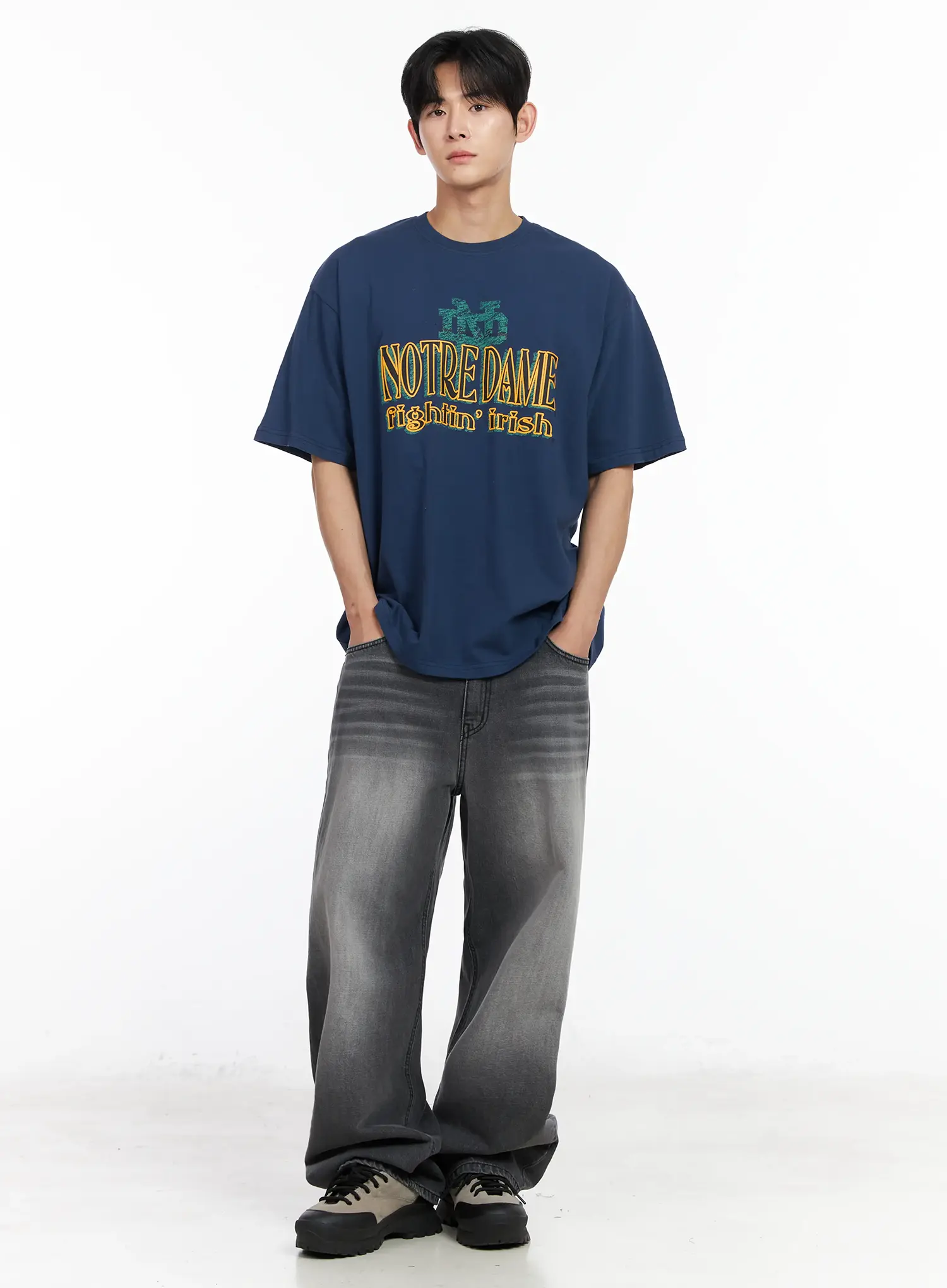Men's Graphic Oversized T-Shirt IM523 - Image 7