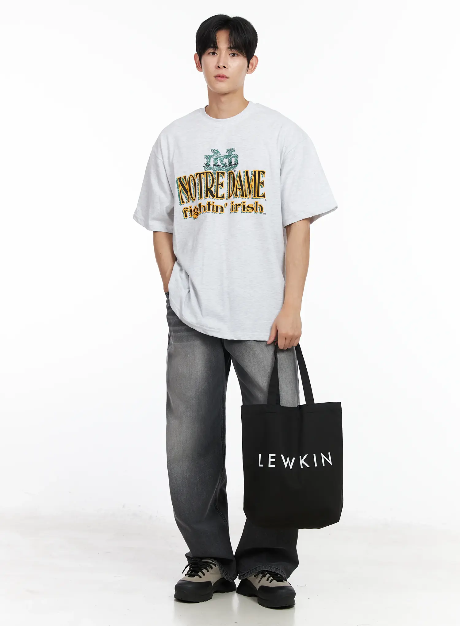 Men's Graphic Oversized T-Shirt IM523 - Image 8