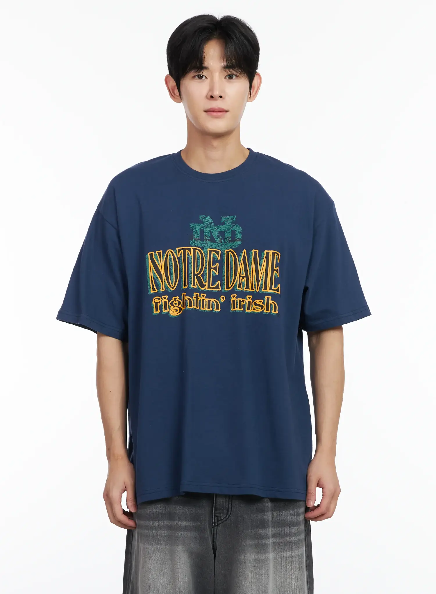 Men's Graphic Oversized T-Shirt IM523 - Image 9