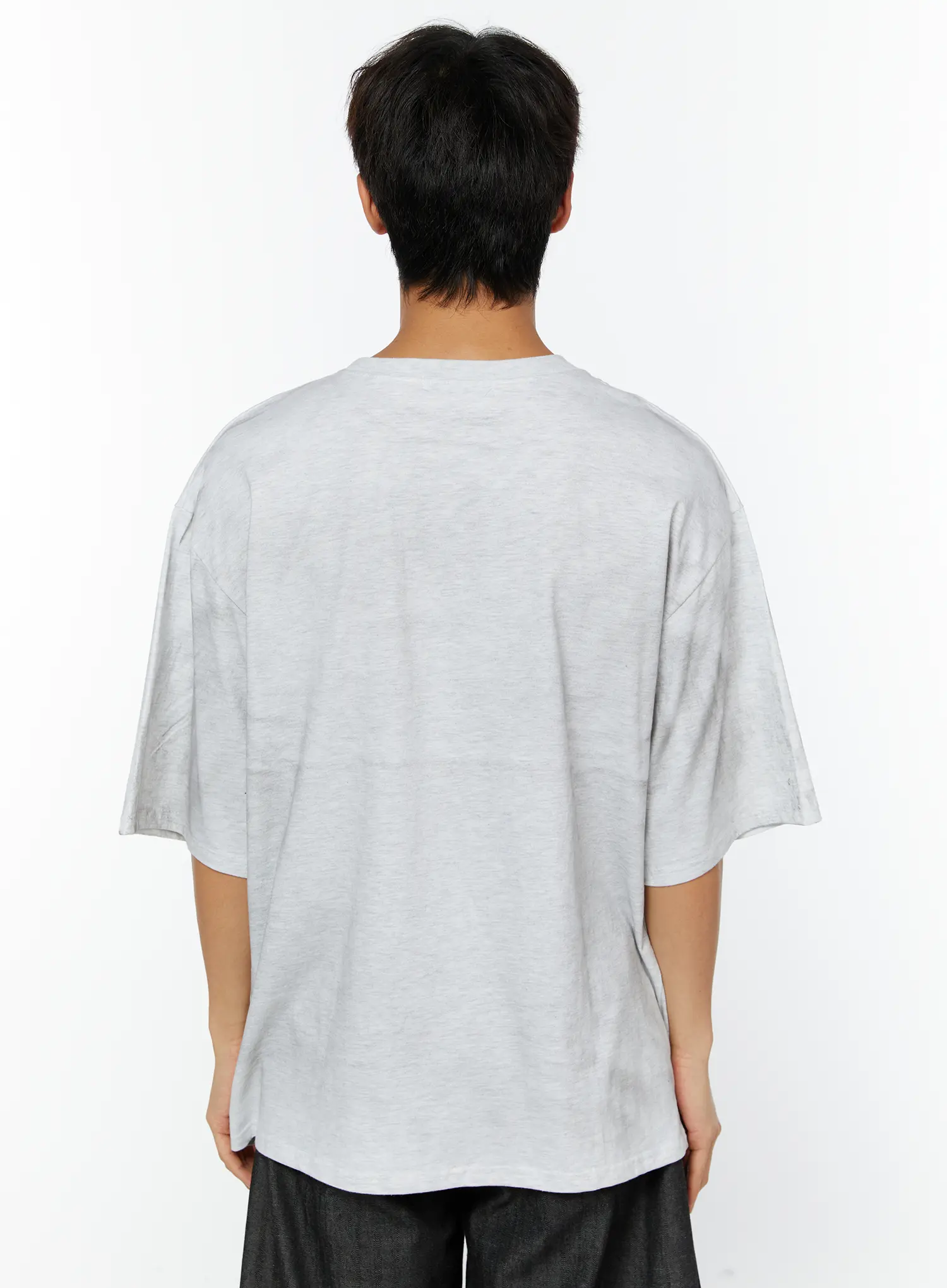 Men's Graphic Oversized Tee IY514 - Image 5