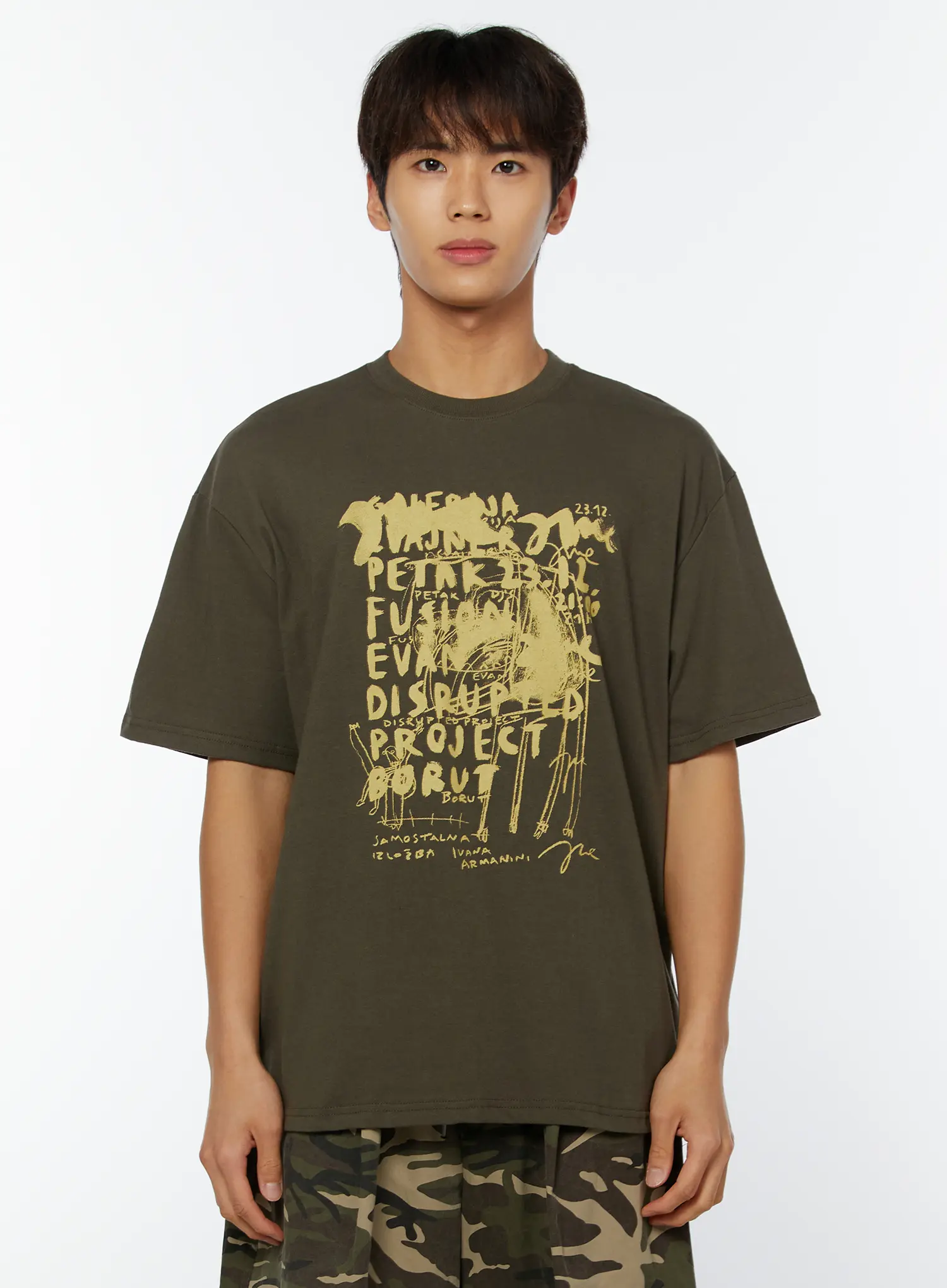 Men's Graphic Print Tee IY514 - Image 8