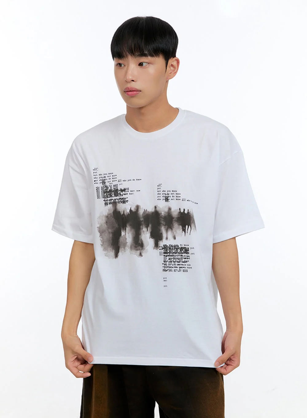 Men's Graphic Round Neck Cotton Tee IG416 - Image 4