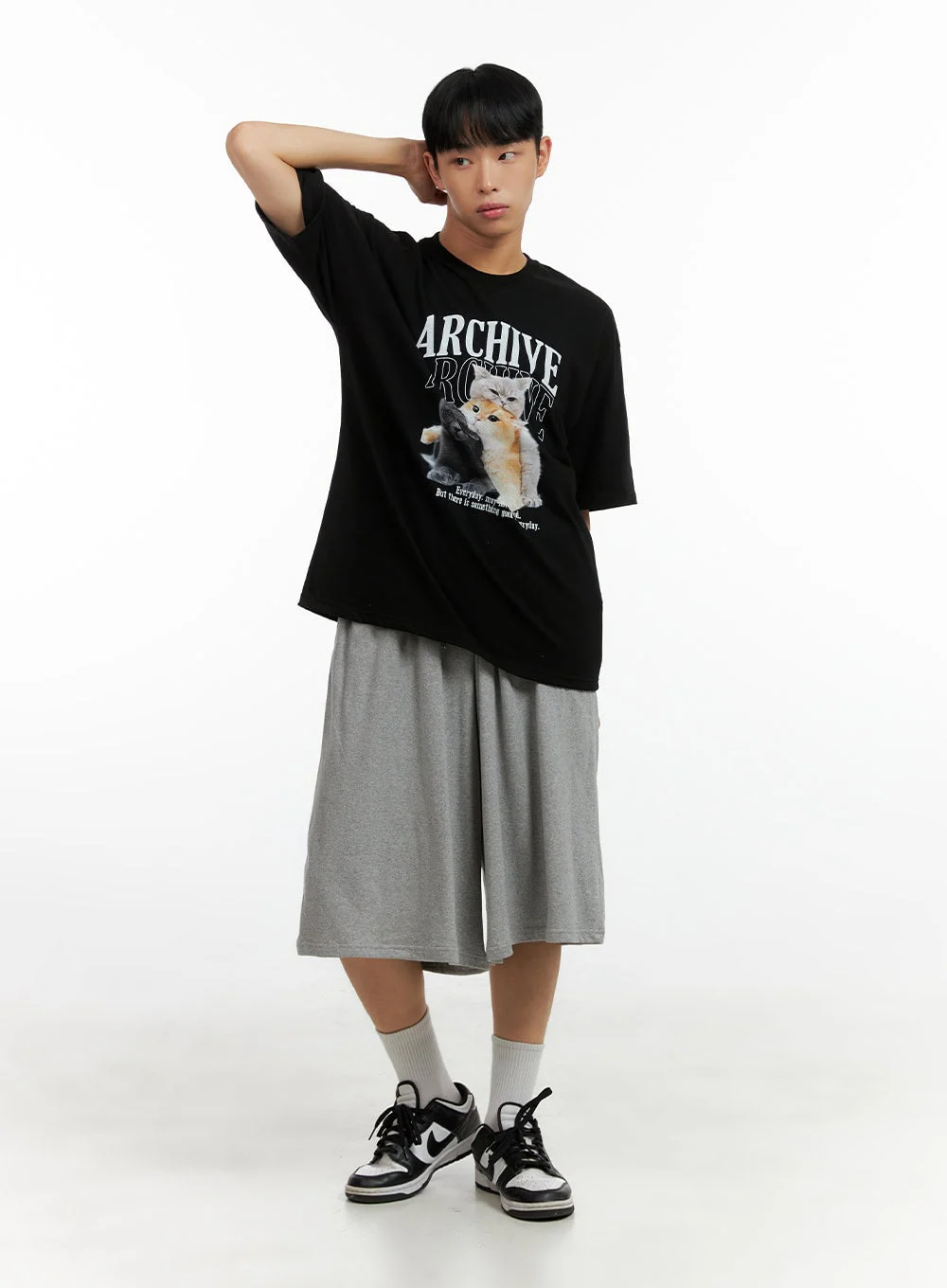 Men's Graphic Round Neck Short Sleeve T-Shirt CL429 - Image 2