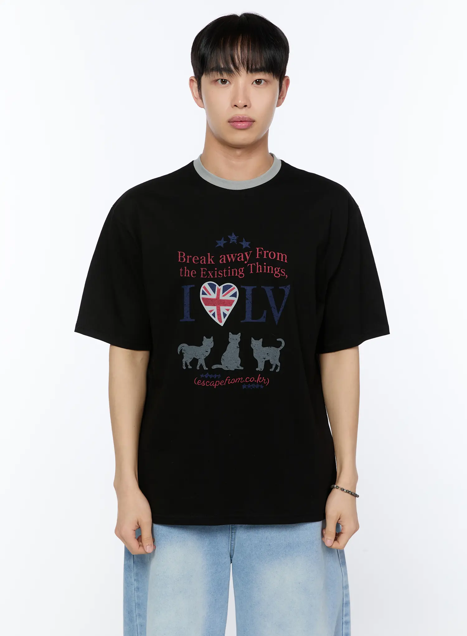 Men's Graphic Round Neck T-Shirt IA520 - Image 10