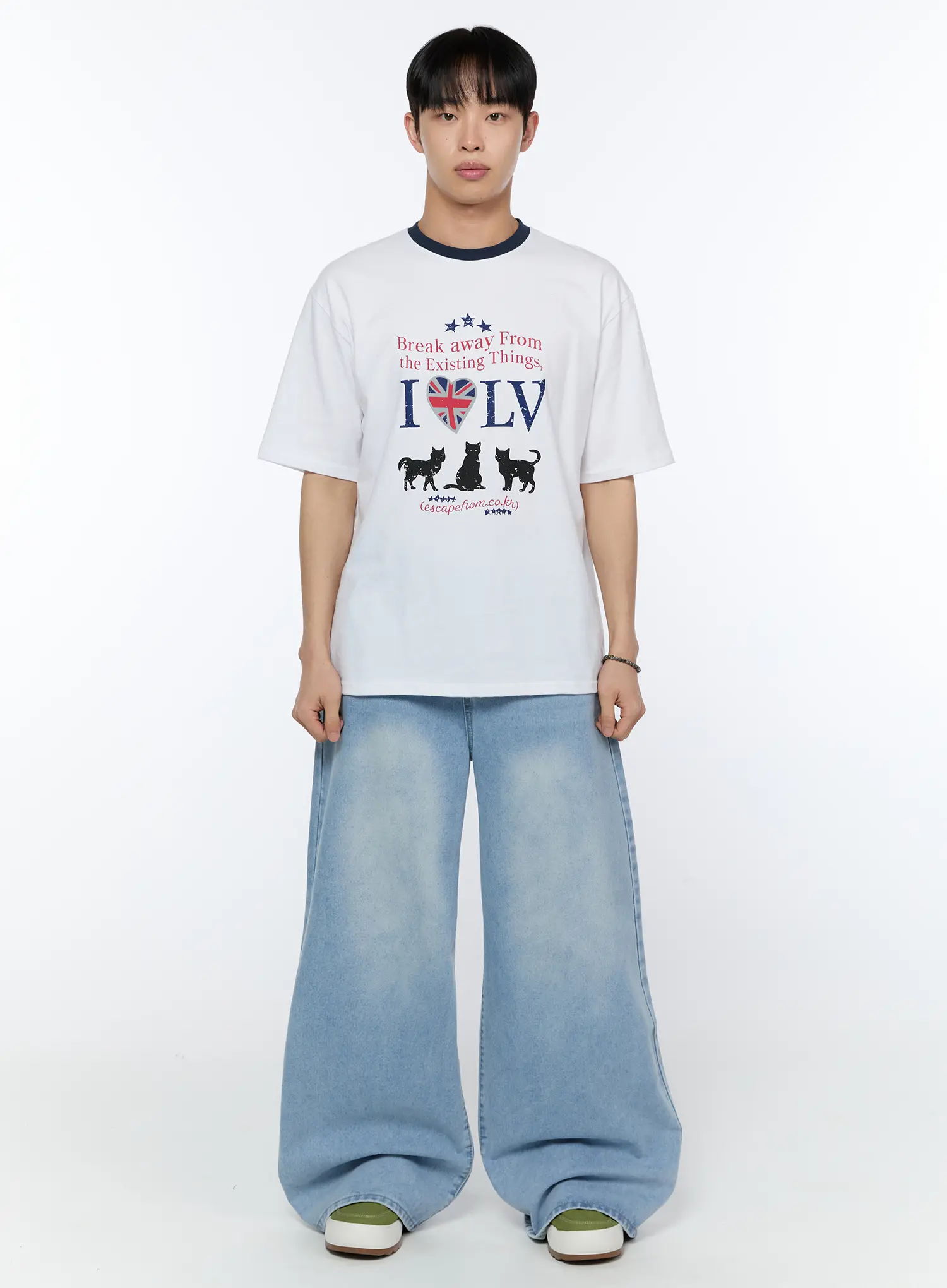 Men's Graphic Round Neck T-Shirt IA520 - Image 3