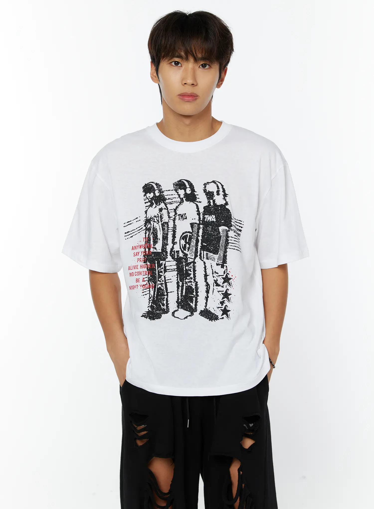 Men's Graphic Short Sleeve Tee IY514 - Image 3