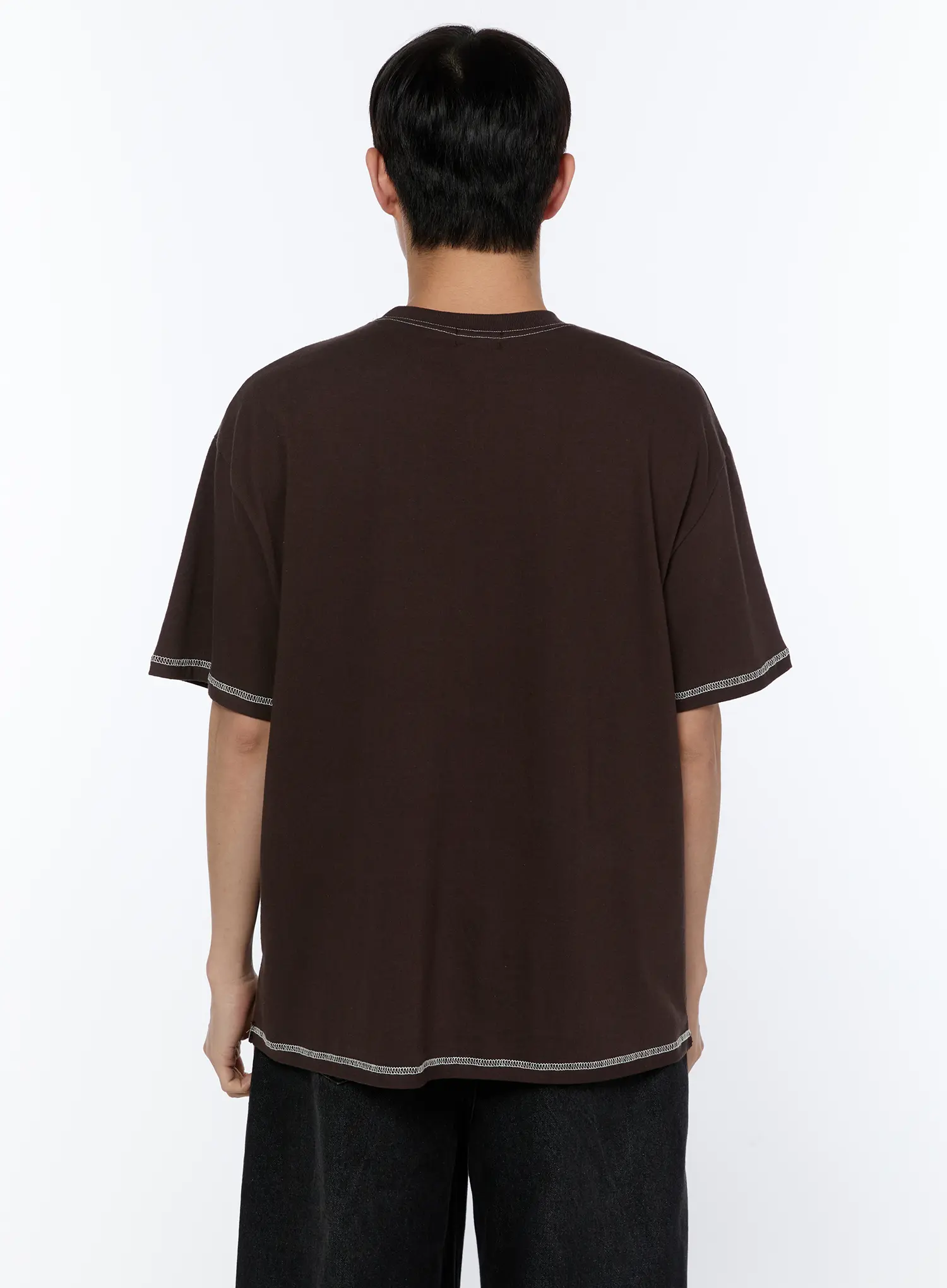 Men's Graphic Stitch T-Shirt IA520 - Image 6