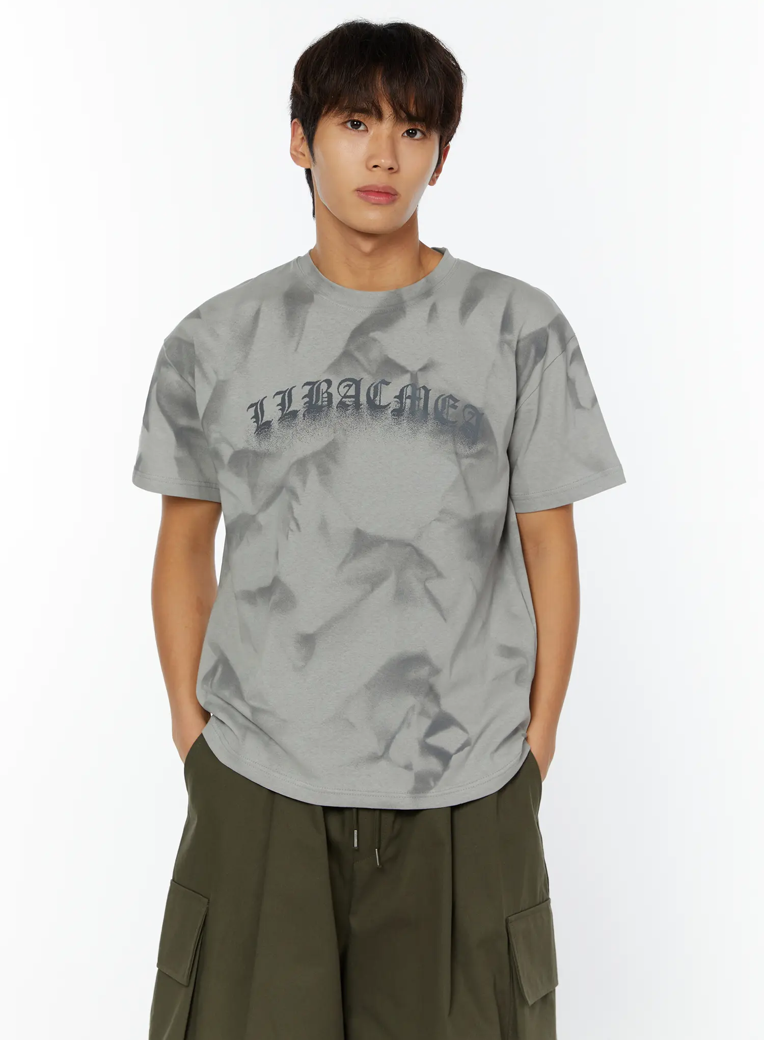 Men's Graphic Tie-Dye Print Tee IY514