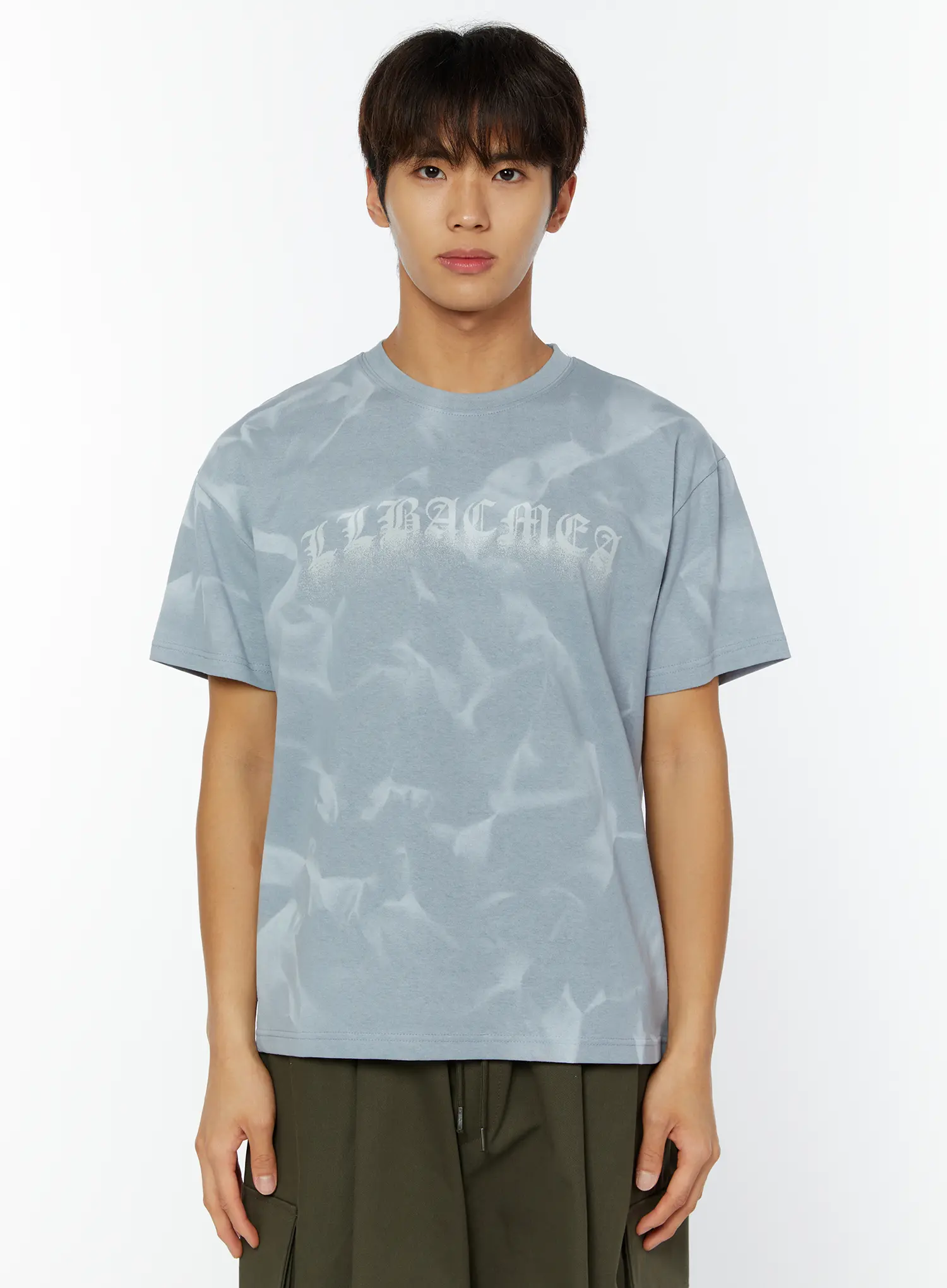 Men's Graphic Tie-Dye Print Tee IY514 - Image 10