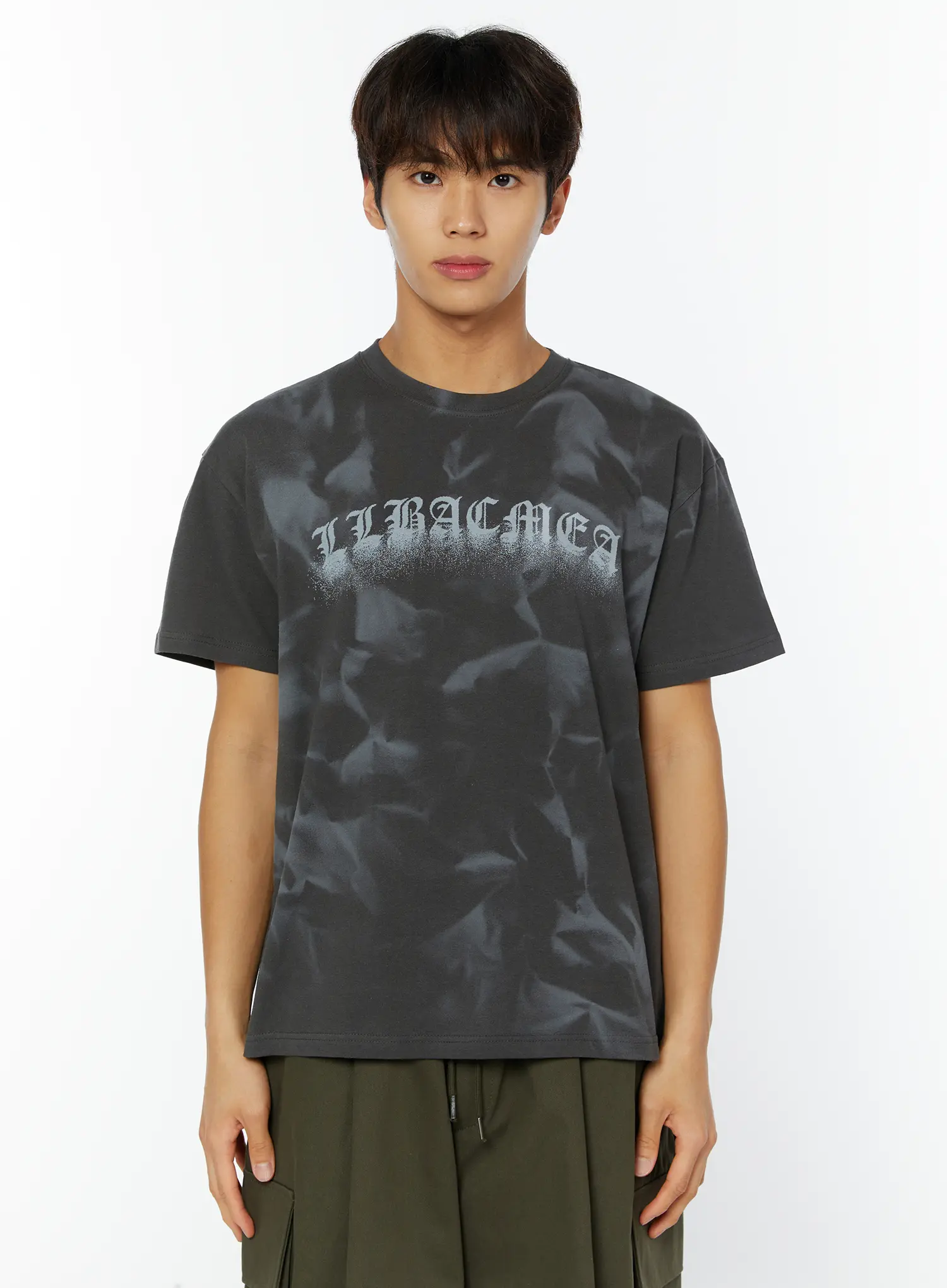 Men's Graphic Tie-Dye Print Tee IY514 - Image 11