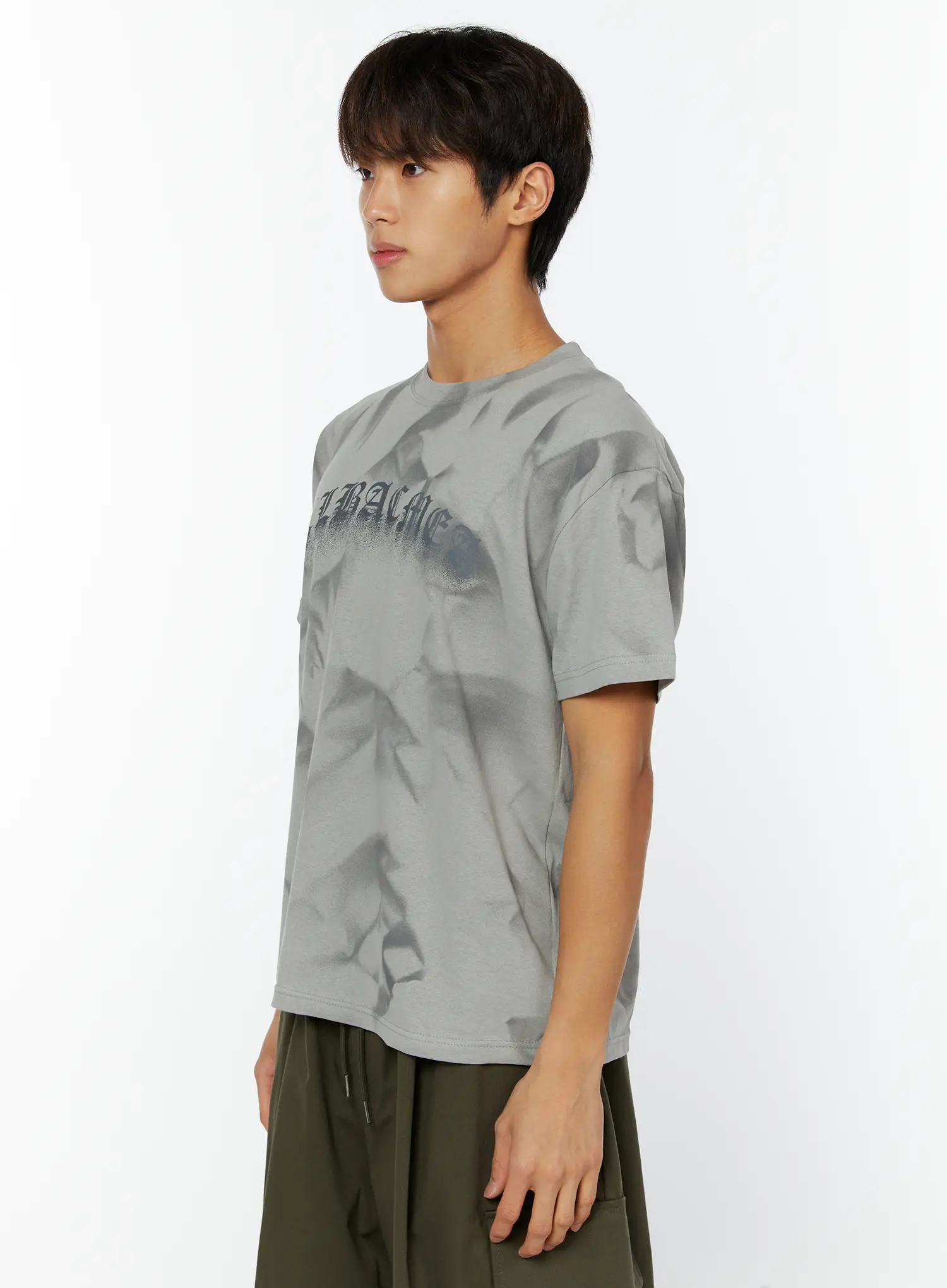 Men's Graphic Tie-Dye Print Tee IY514 - Image 4