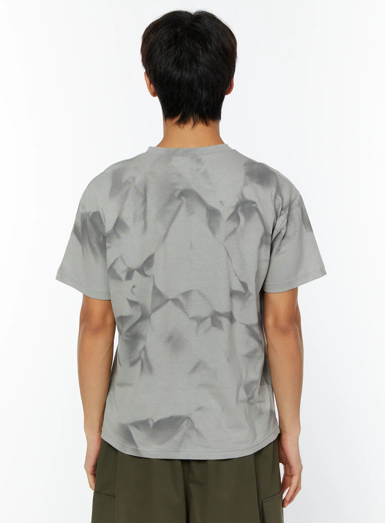 Men's Graphic Tie-Dye Print Tee IY514 - Image 5