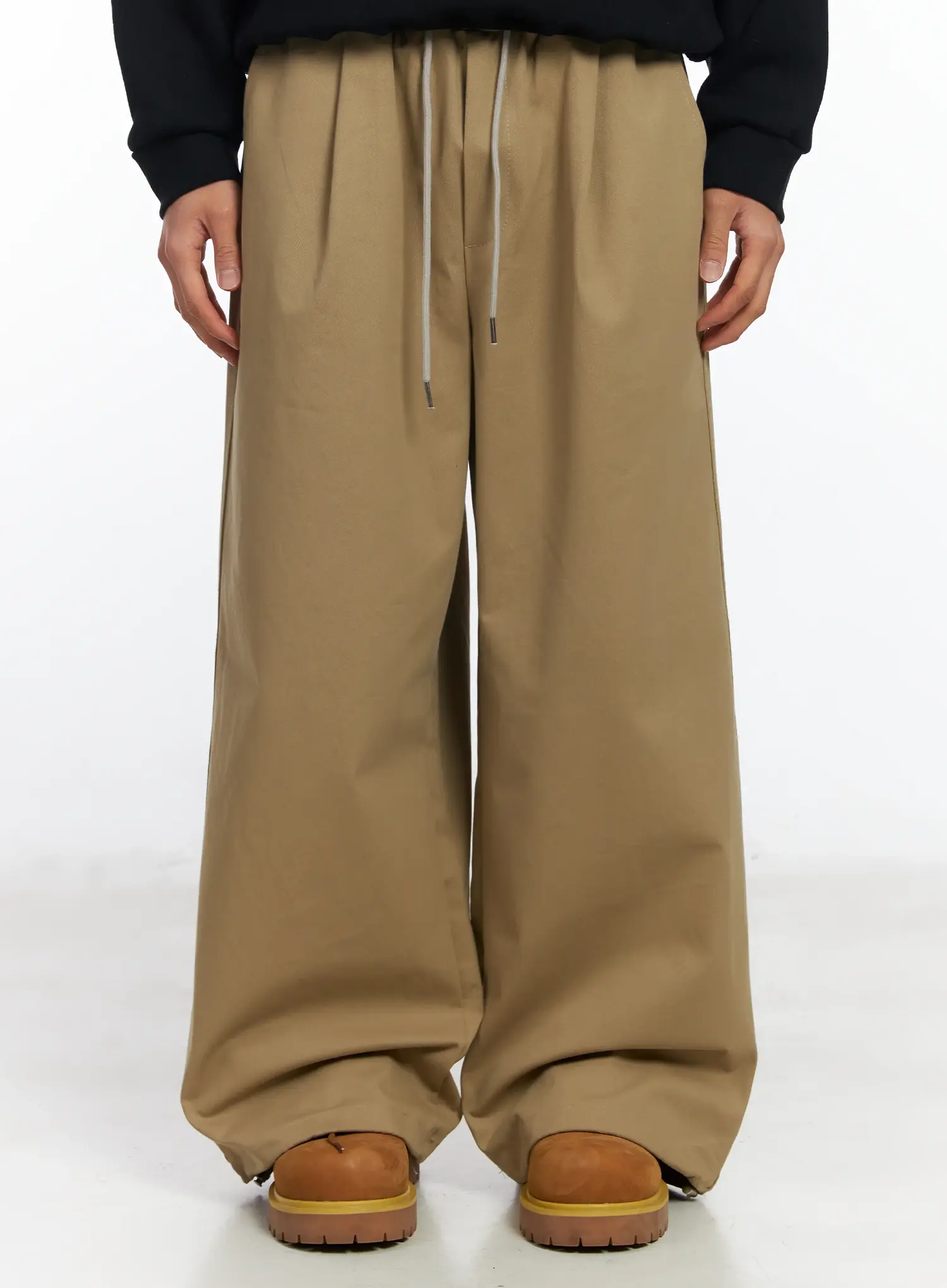 Men's Graphic Wide Leg Pants IF506 - Image 5