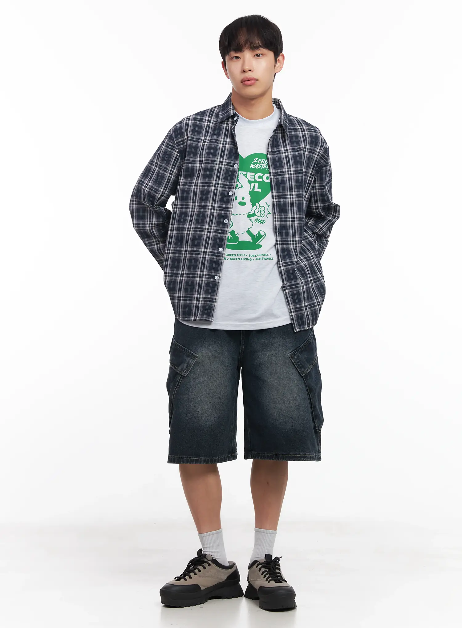 Men's Heart Graphic T-Shirt IU519 - Image 9
