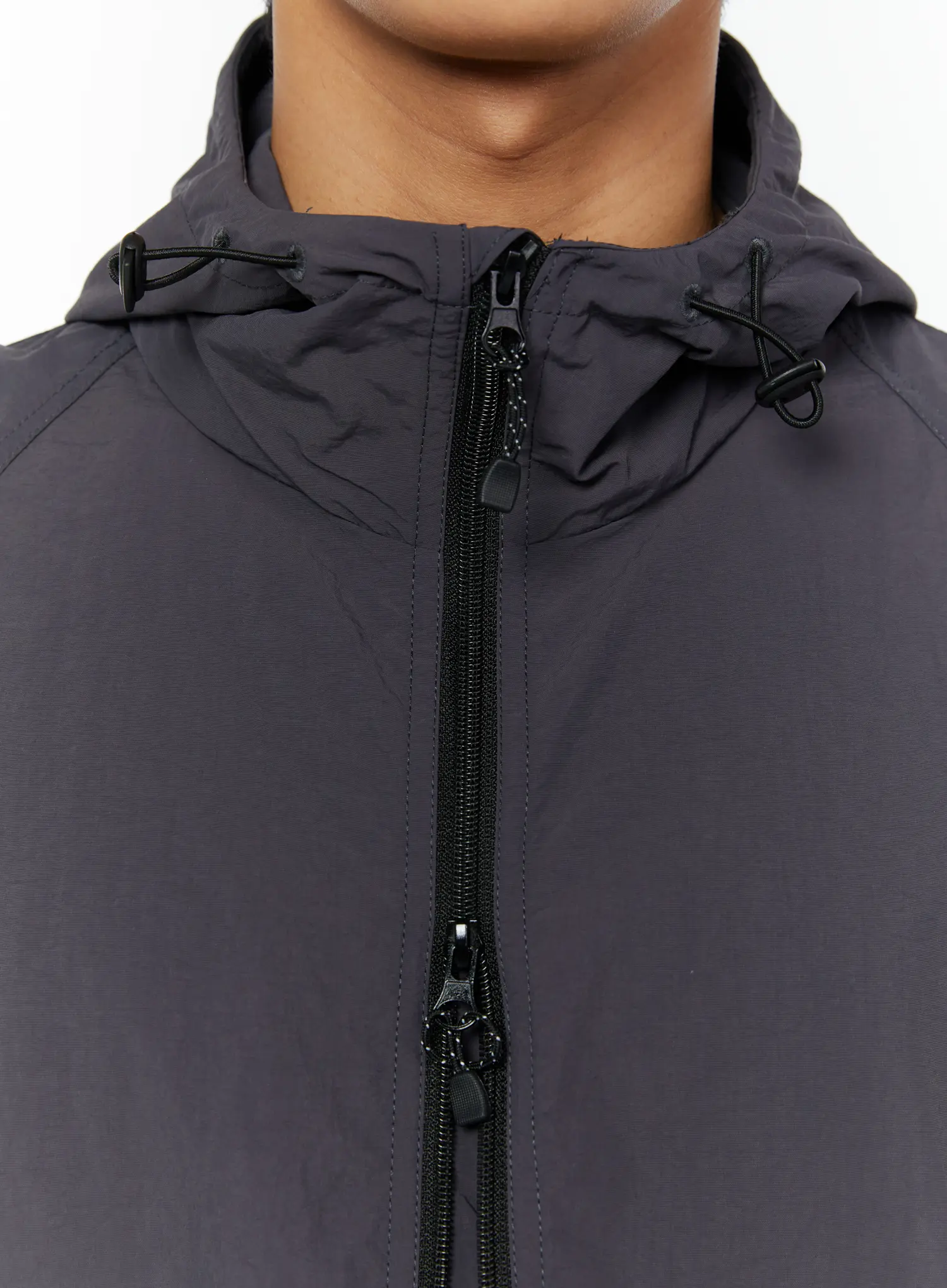 Men's Hooded Windbreaker IY514 - Image 11