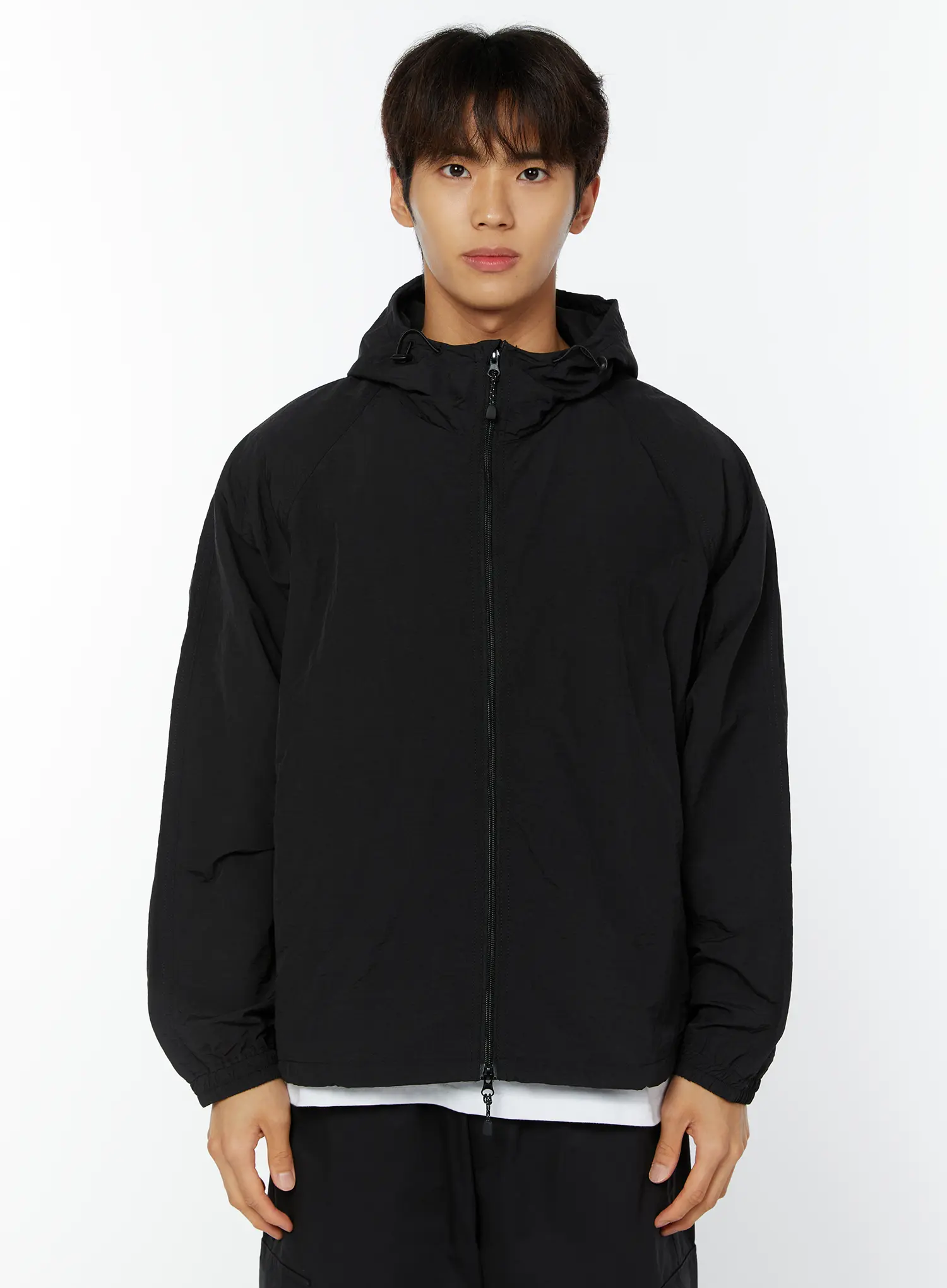 Men's Hooded Windbreaker IY514 - Image 13