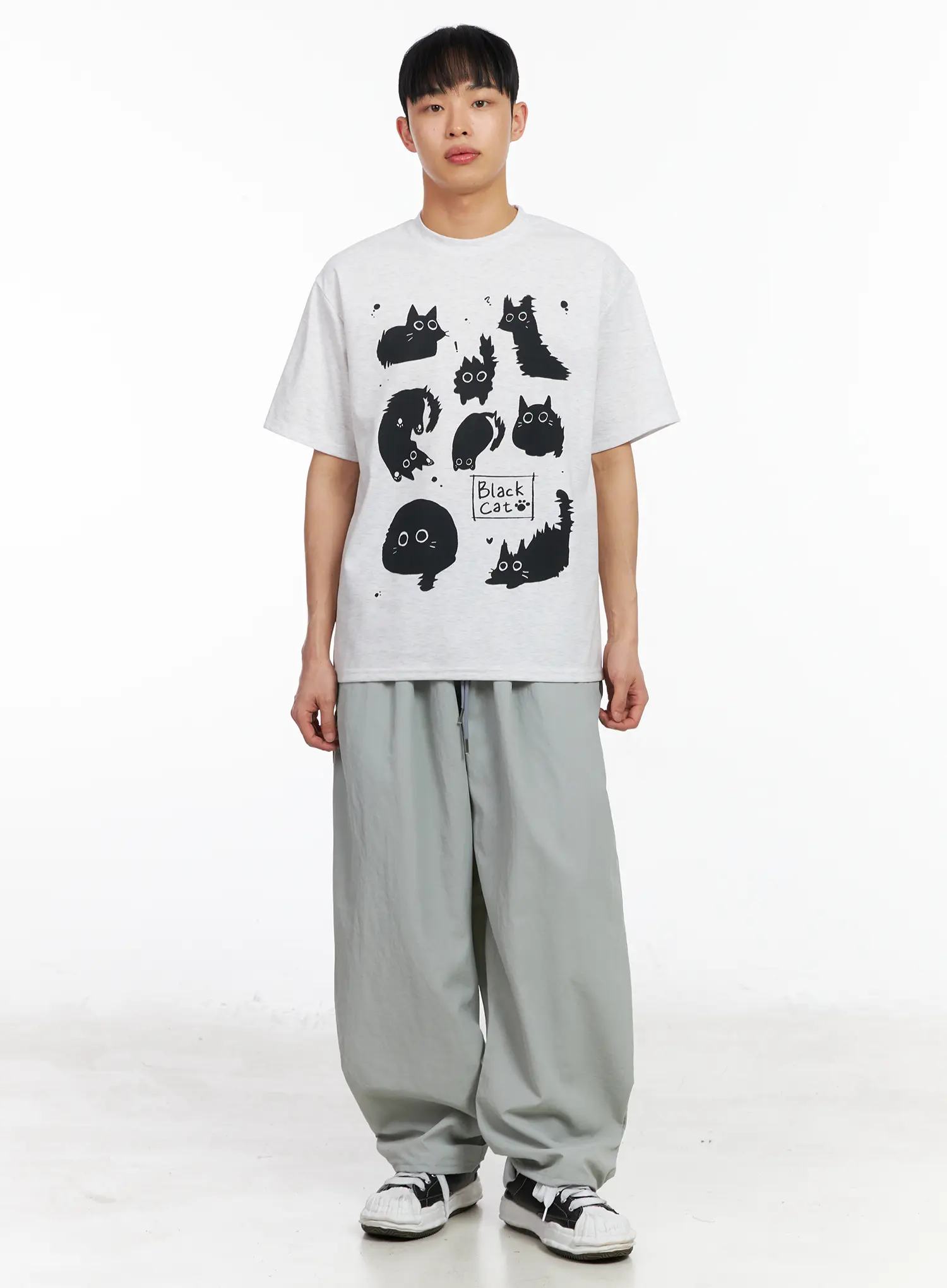 Men's Kitty Graphic T-Shirt IA501 - Image 8