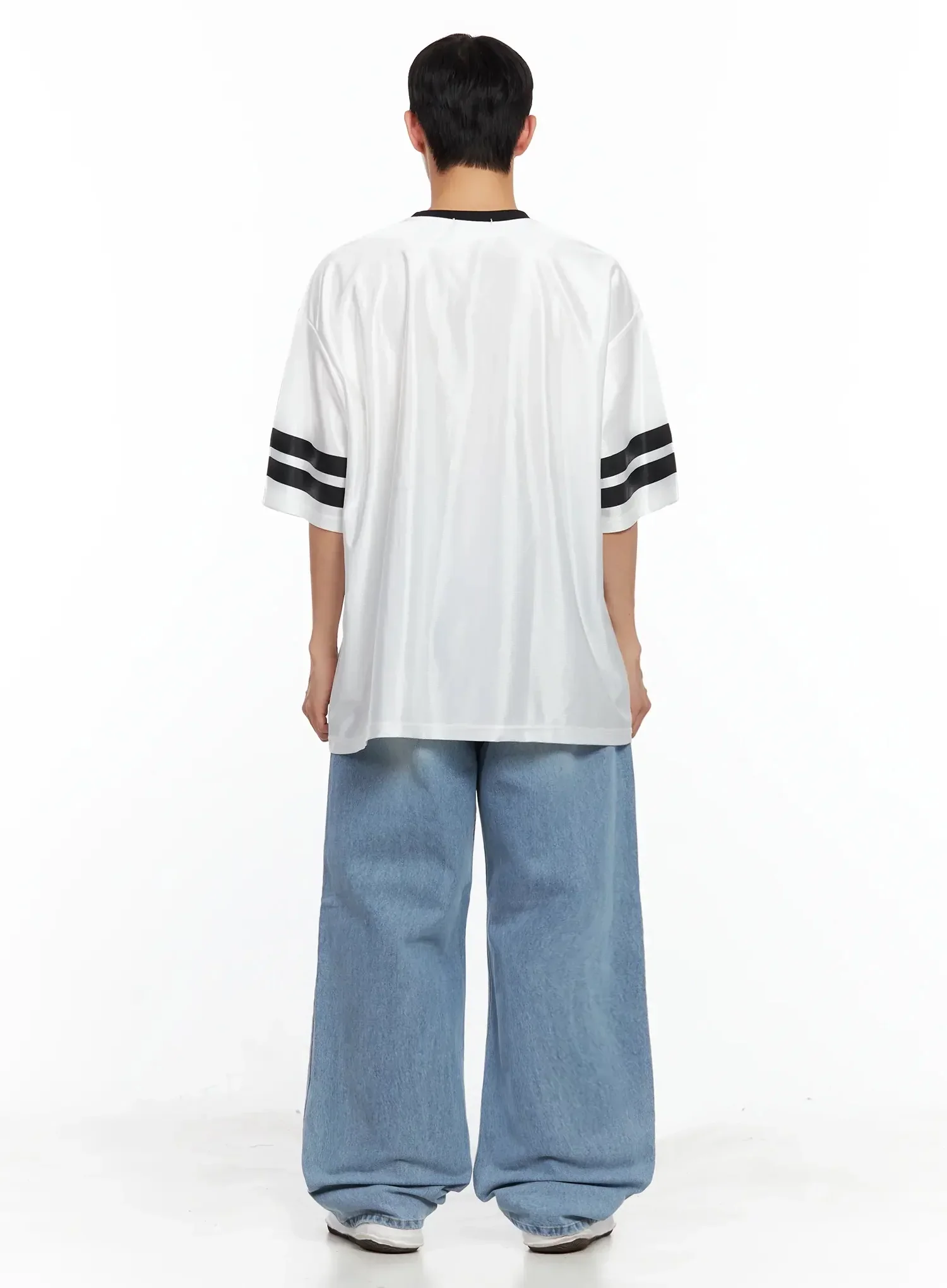 Men's Light-Wash Relaxed Jeans IL516 - Image 7