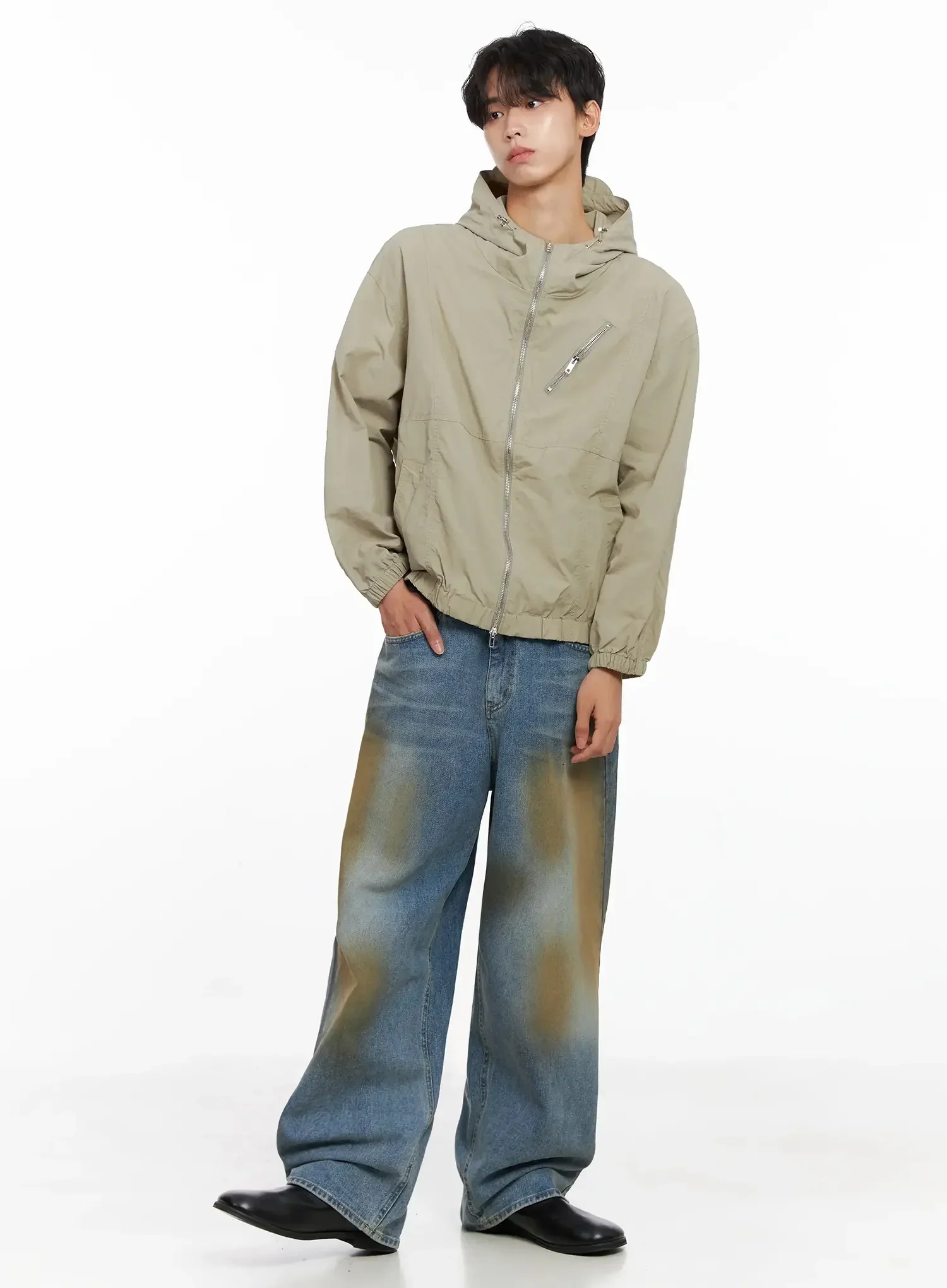 Men's Lightweight Windbreaker IO516 - Image 13