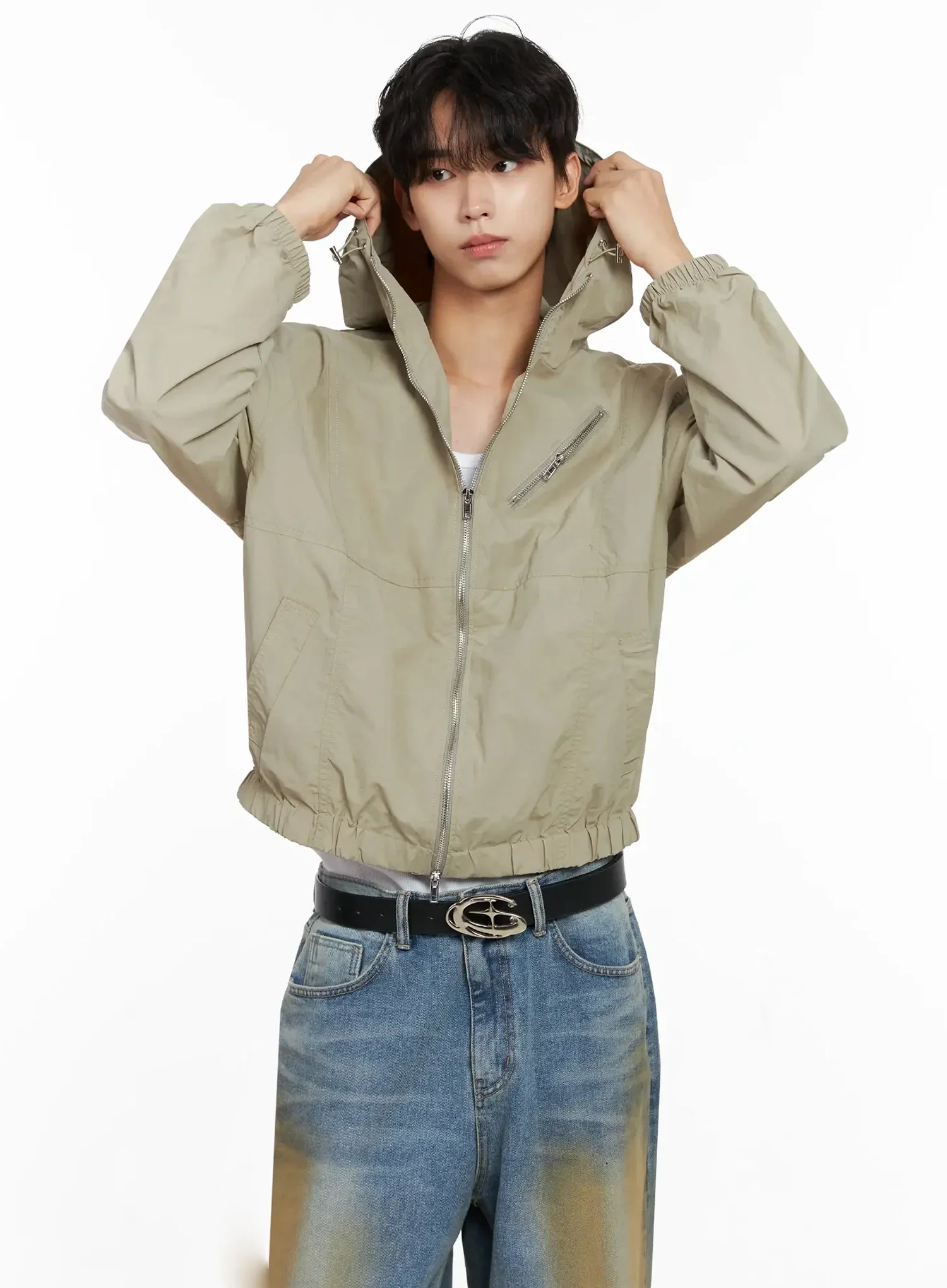 Men's Lightweight Windbreaker IO516 - Image 4