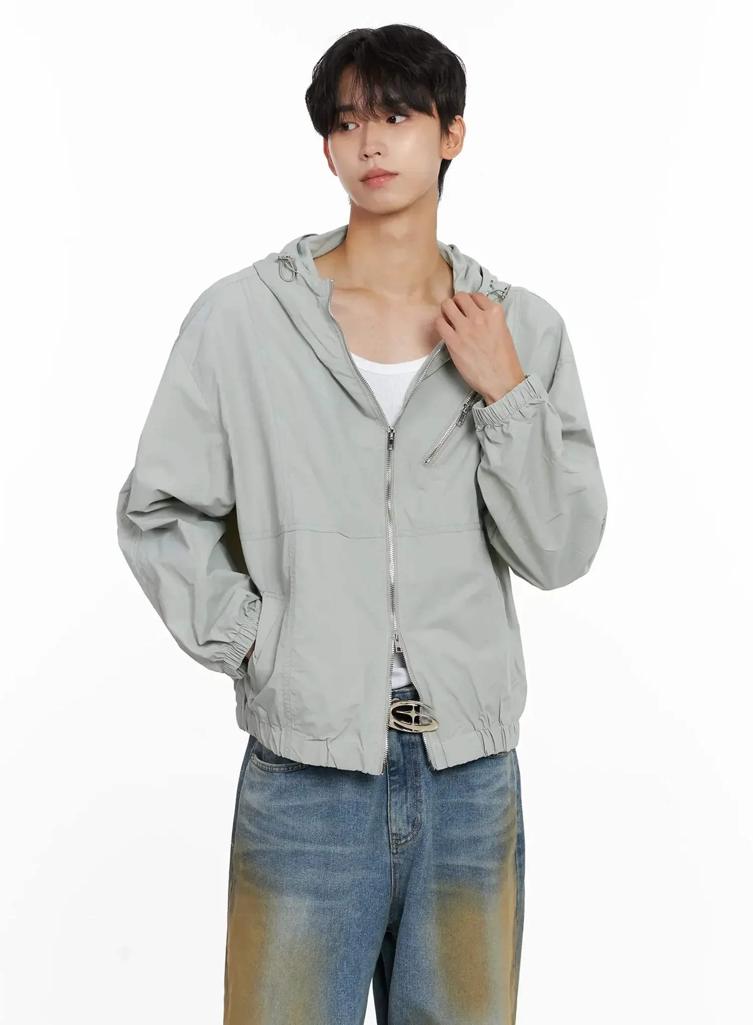 Men's Lightweight Windbreaker IO516 - Image 8