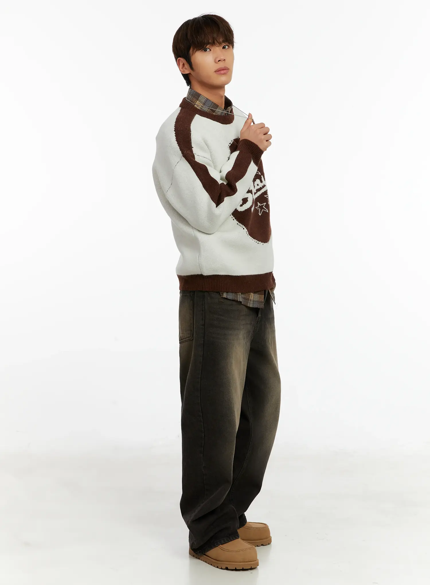 Men's Loose Fit Wide Jeans ID523 - Image 10