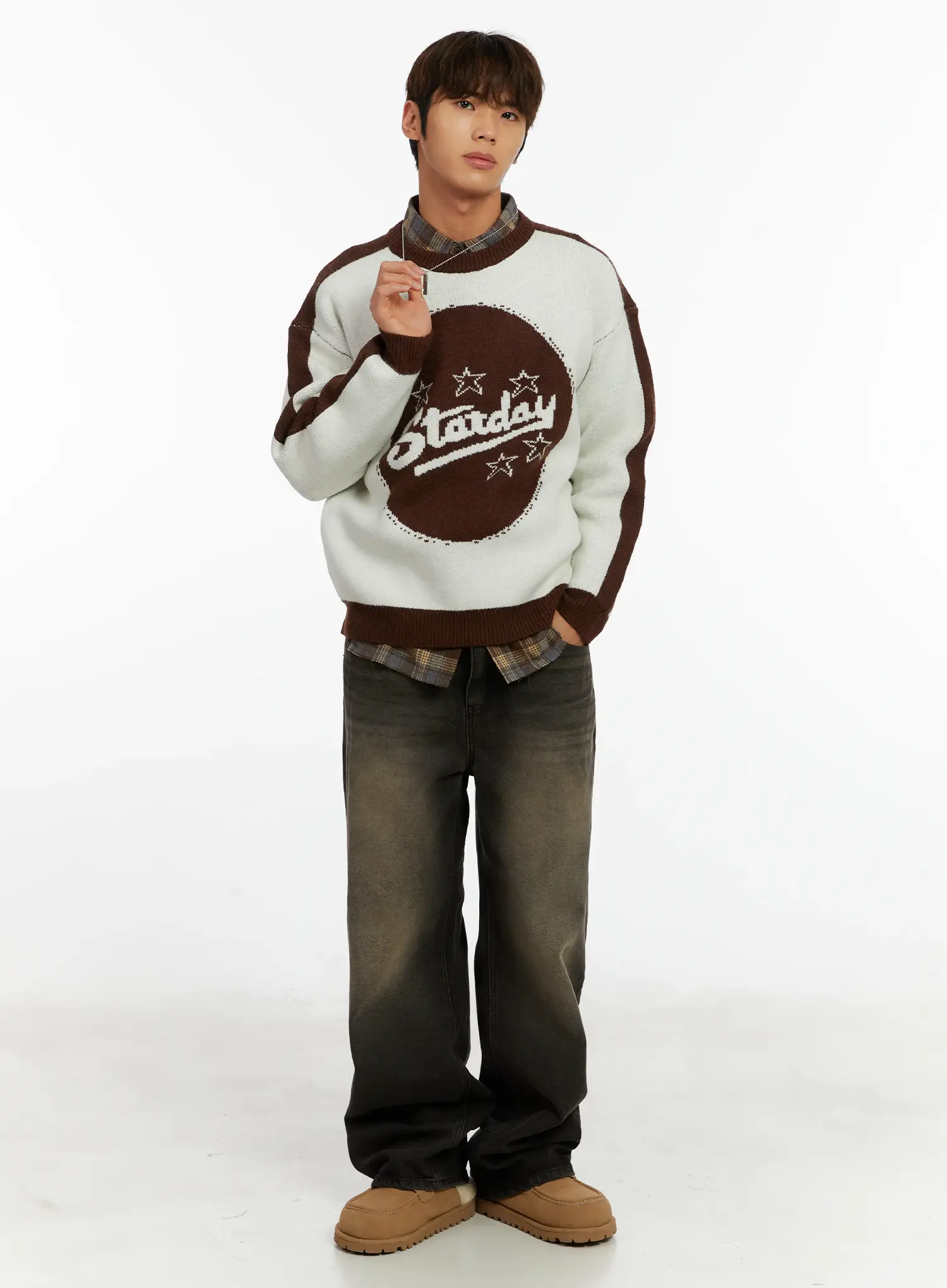 Men's Loose Fit Wide Jeans ID523 - Image 11