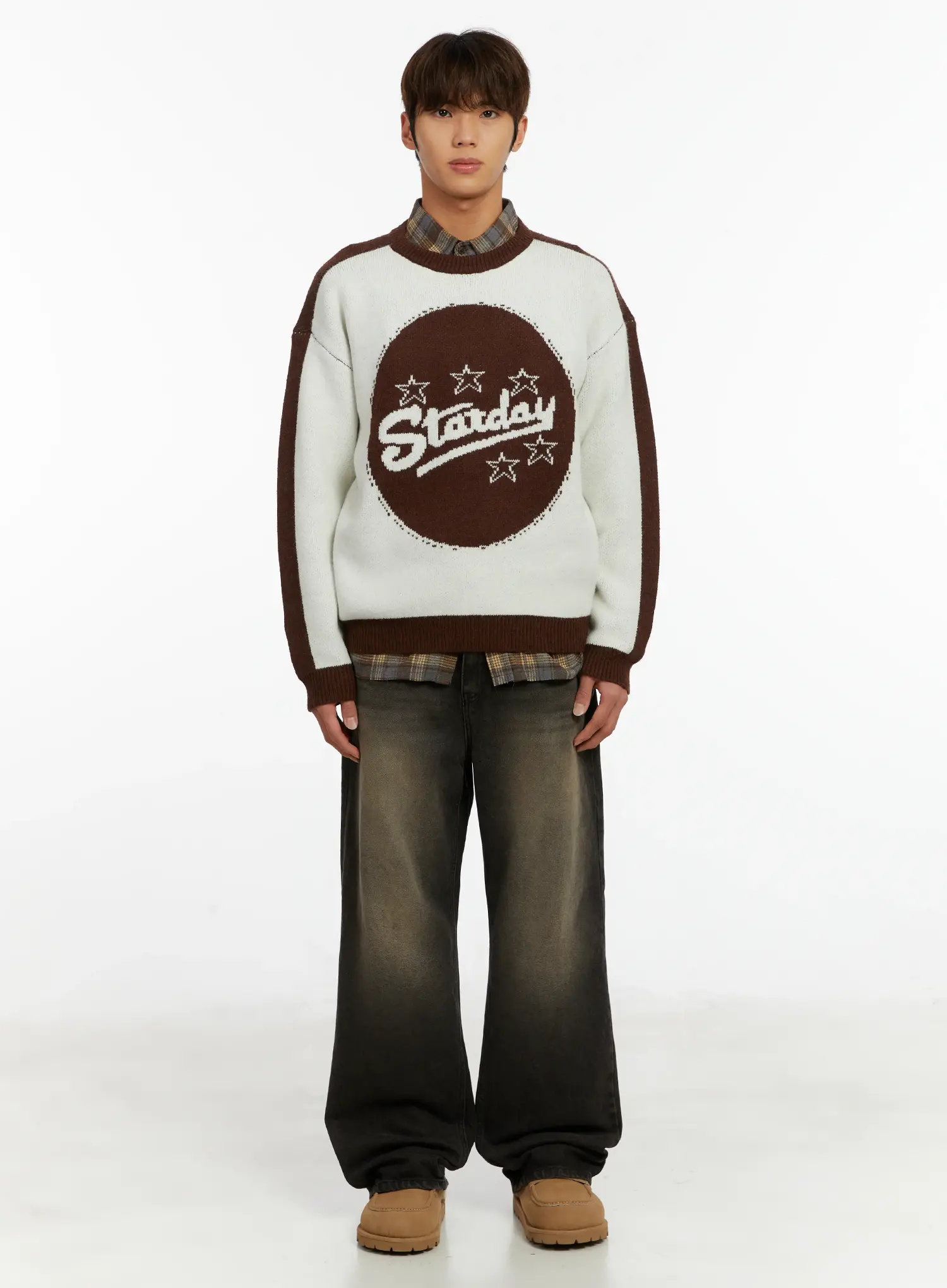 Men's Loose Fit Wide Jeans ID523 - Image 3