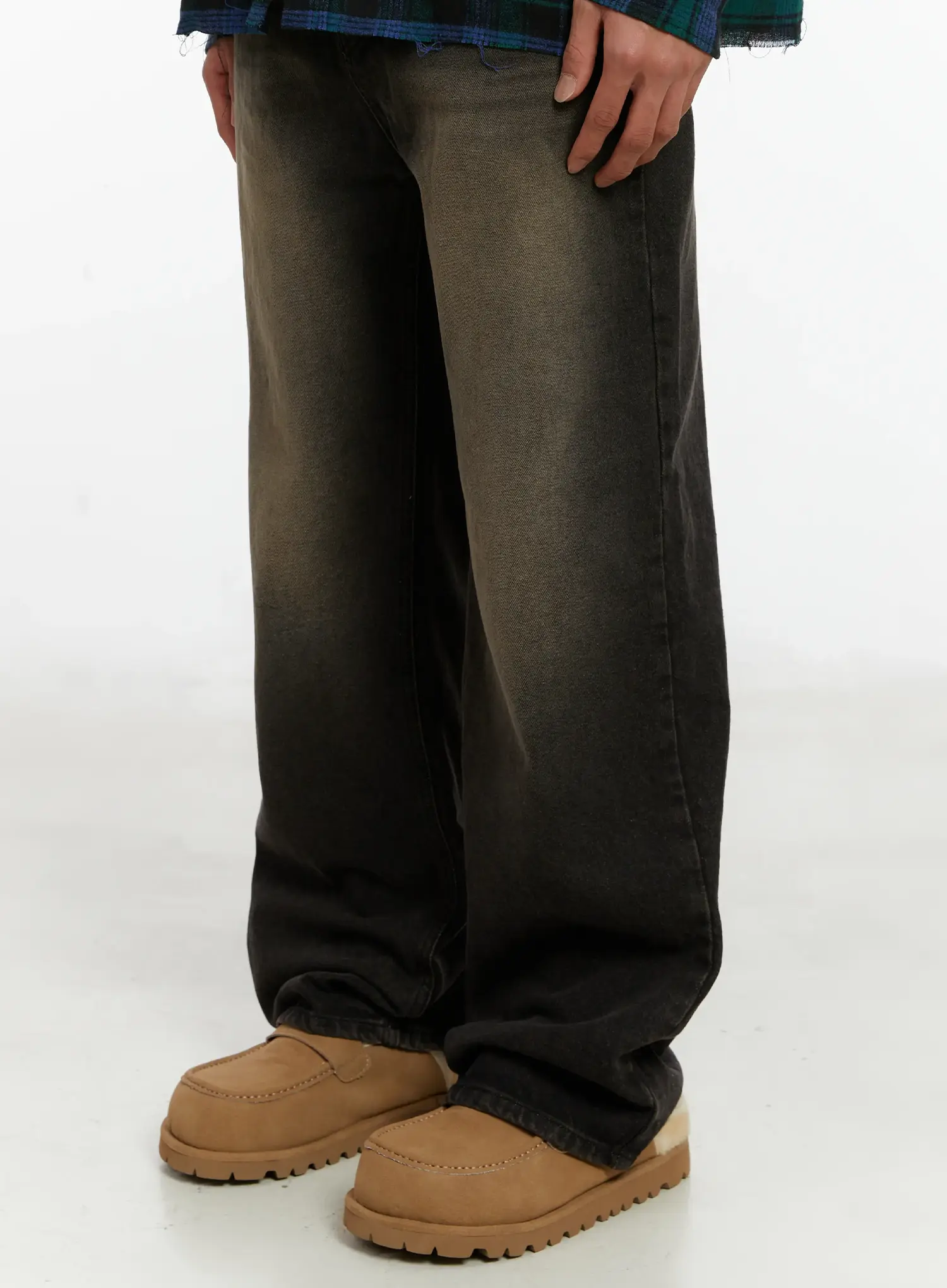 Men's Loose Fit Wide Jeans ID523 - Image 4