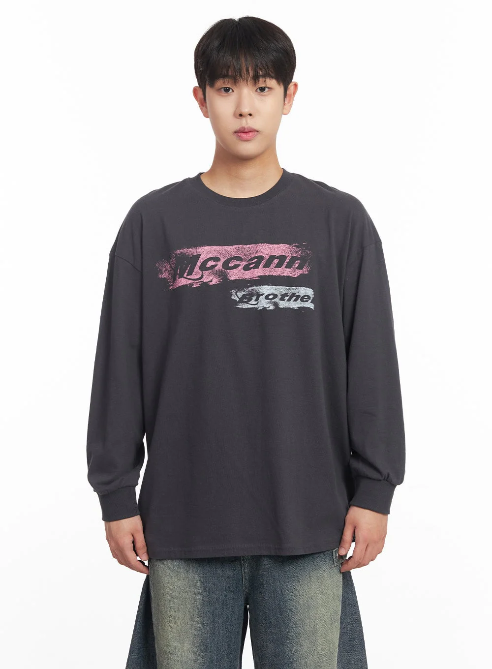 Men's Mccann Graphic Long-Sleeve T-Shirt IA525 - Image 13