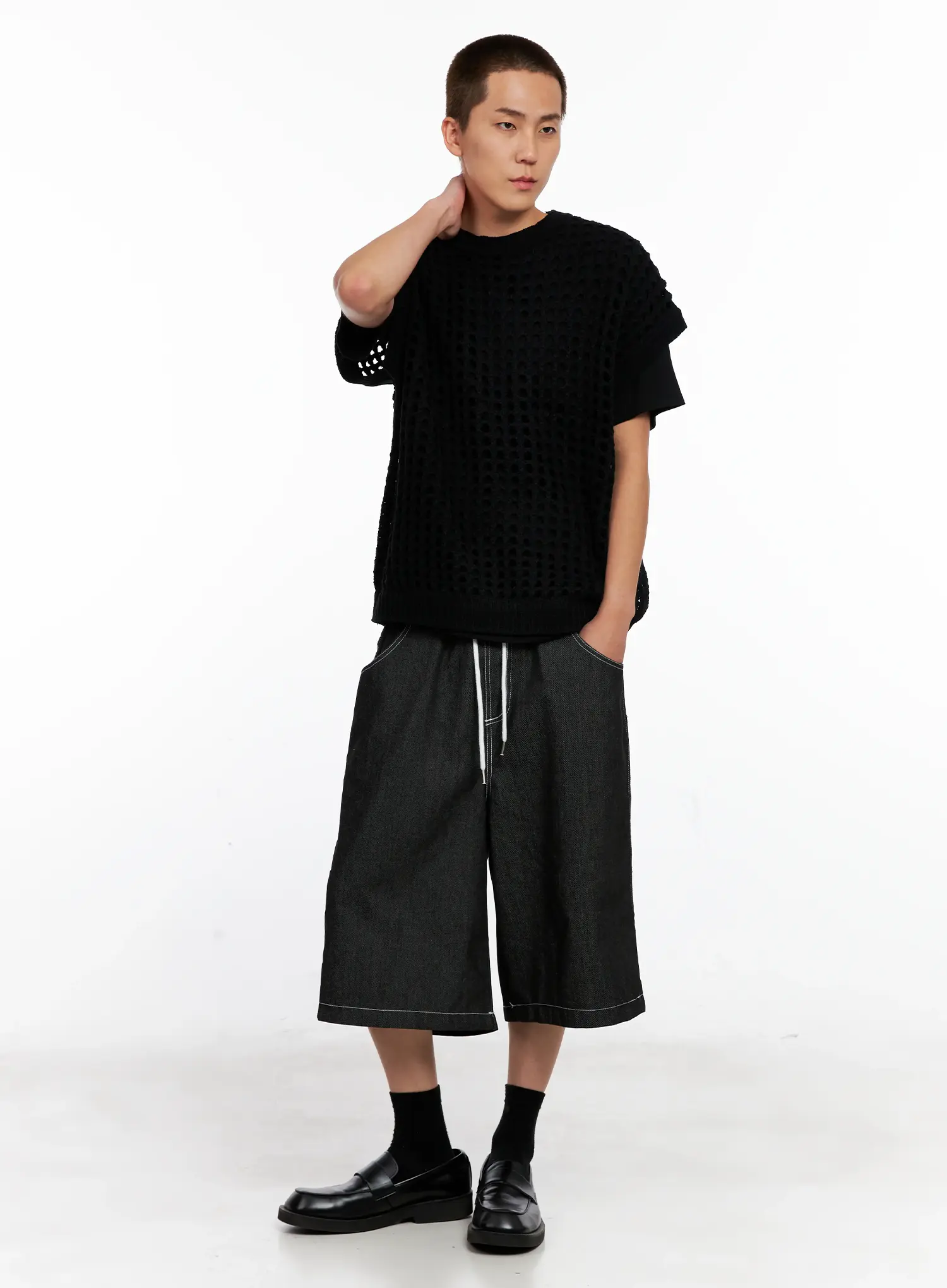 Men's Mesh Knit Vest IG508 - Image 15