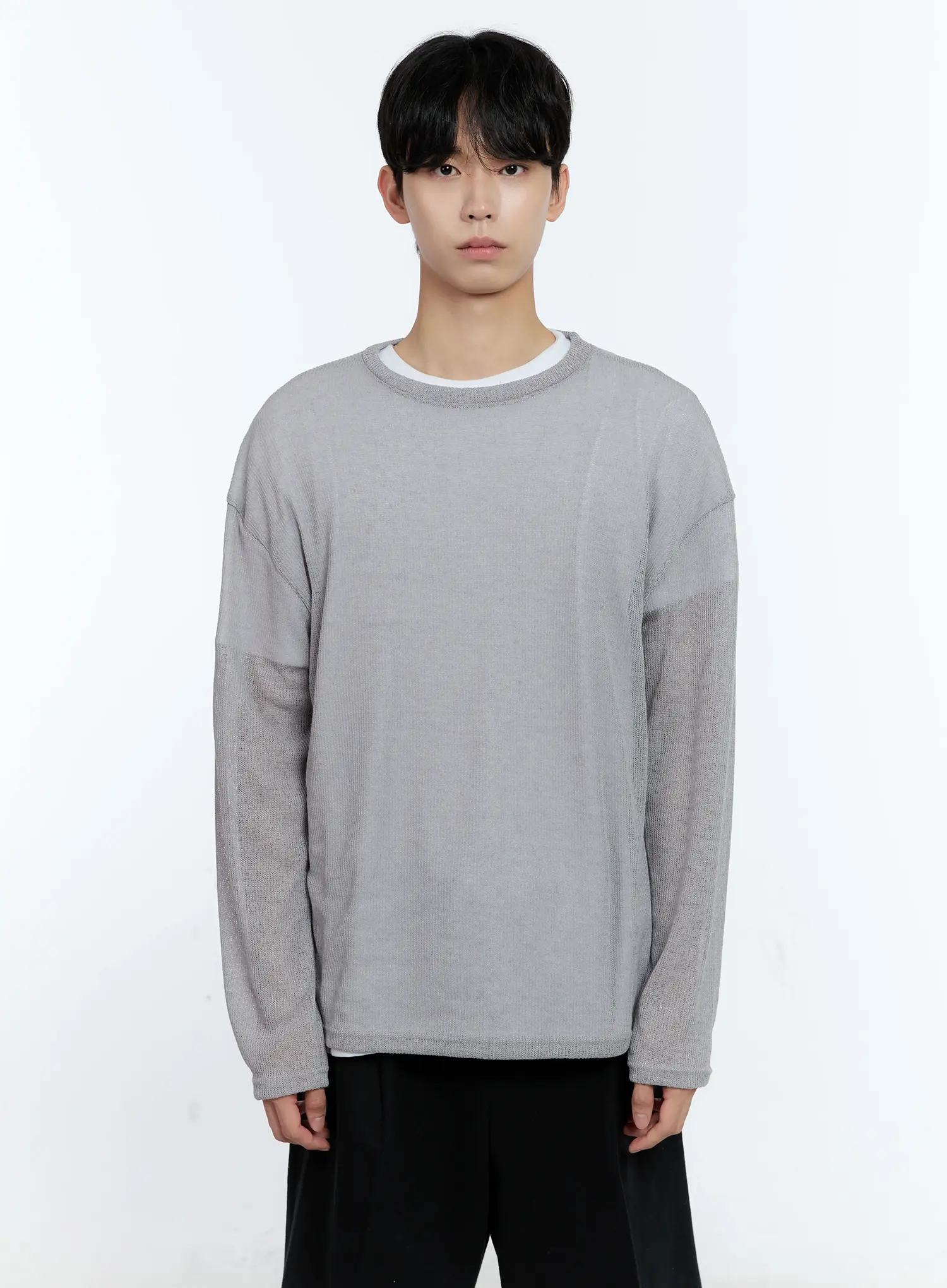Men's Mesh Long-Sleeve Top IG501 - Image 12